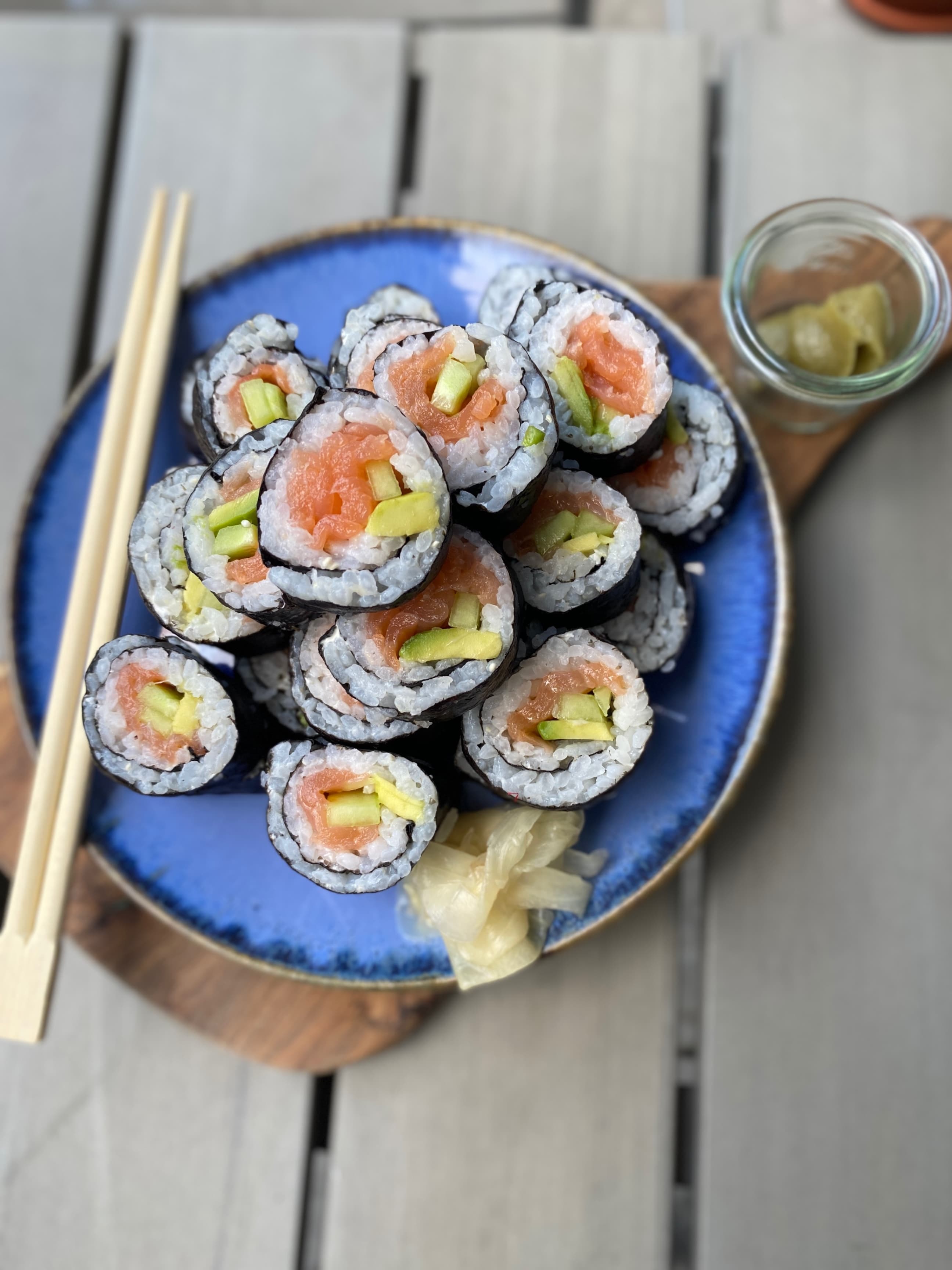 Homemade Sushi Rolls Recipe Image