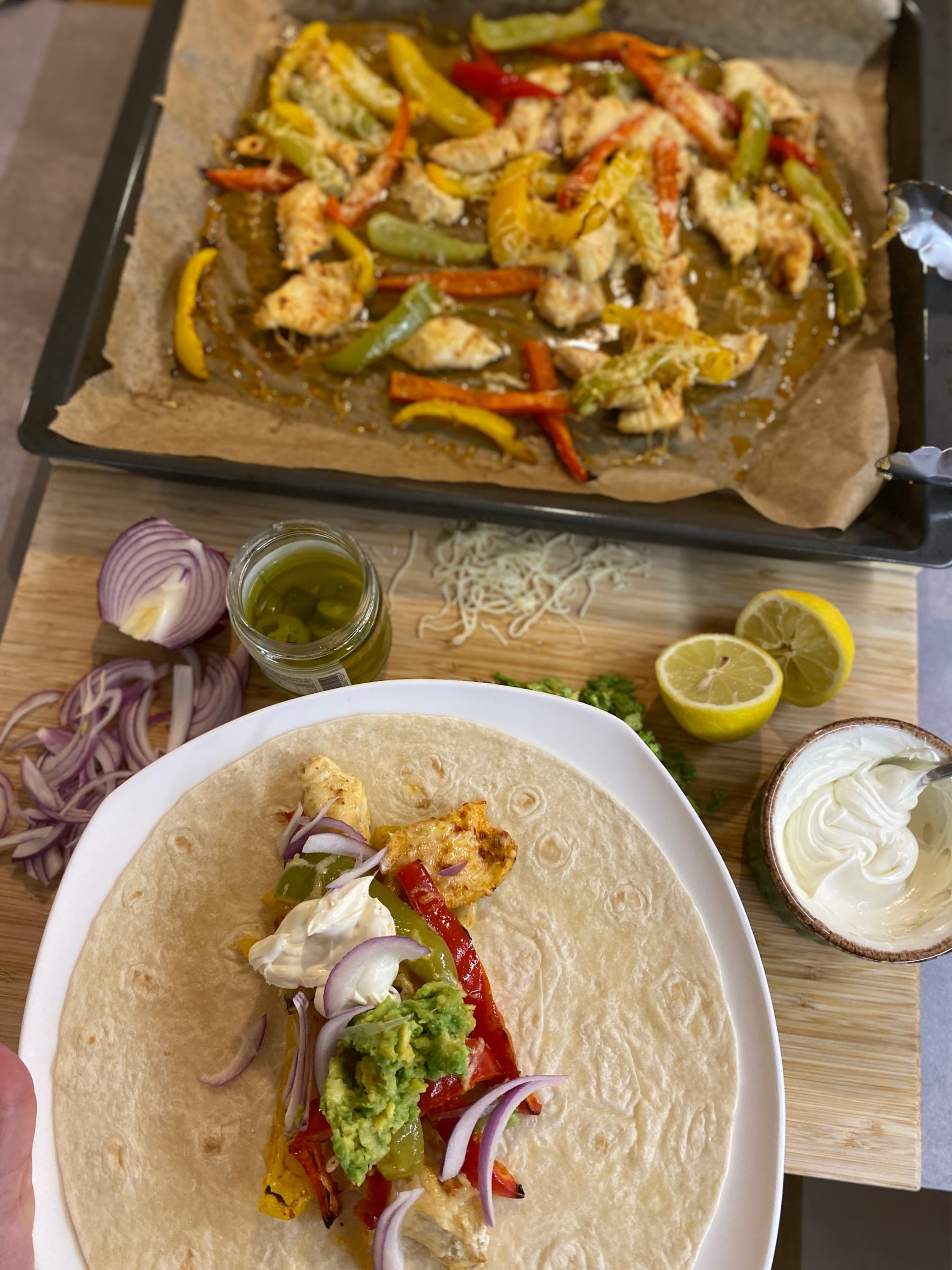 Chicken Fajitas Recipe Image