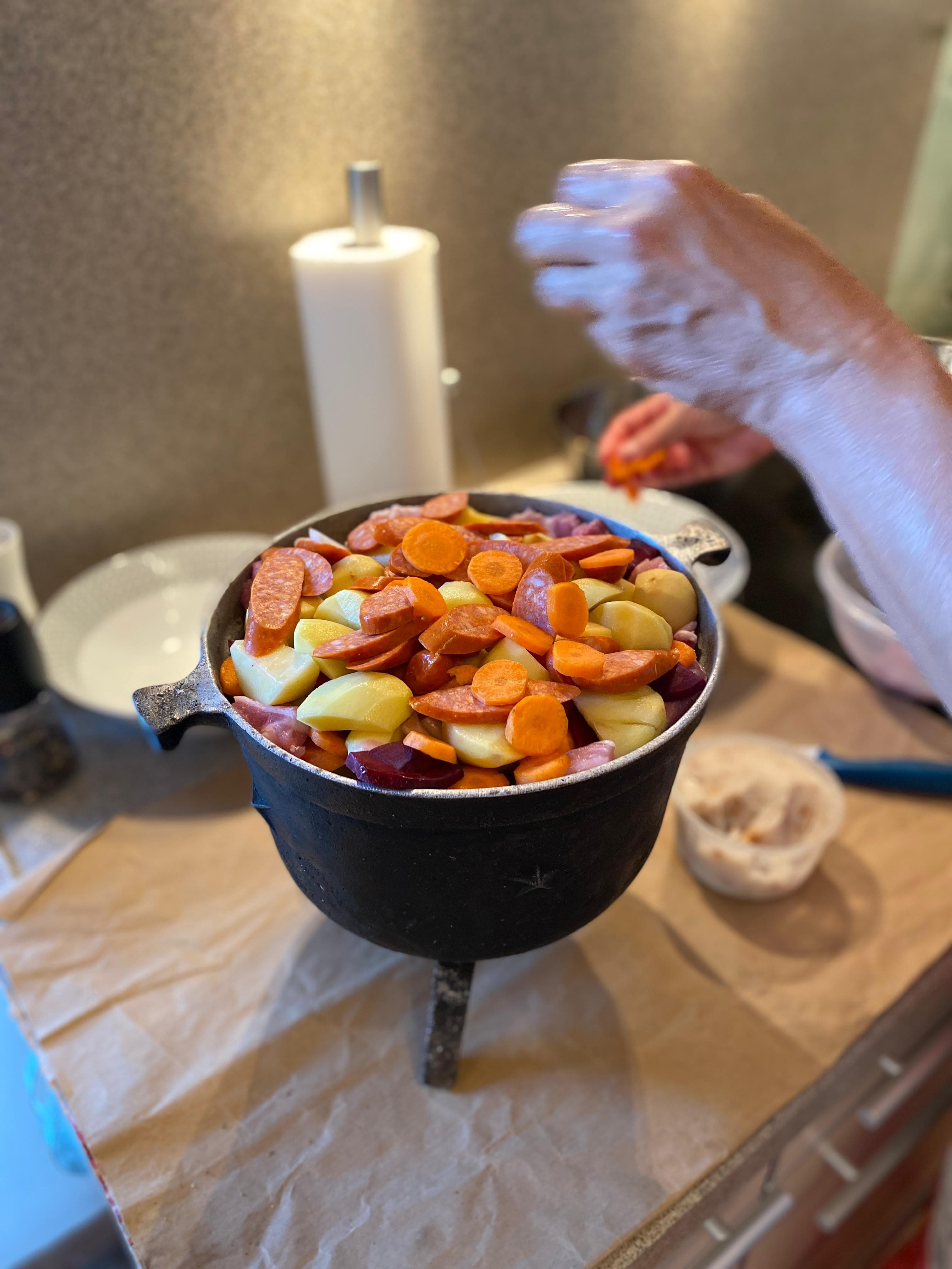 Polish Traditional Prażonki/Kociołek Recipe Image