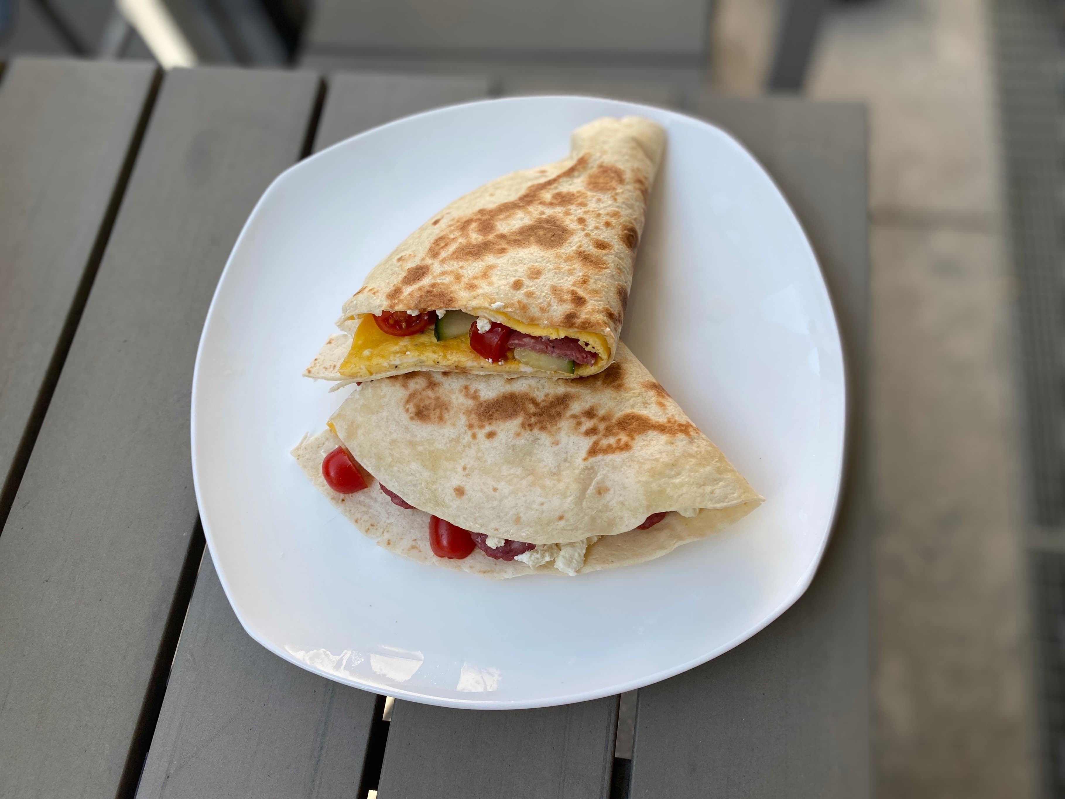 Protein-Packed Breakfast Quesadilla Recipe Image