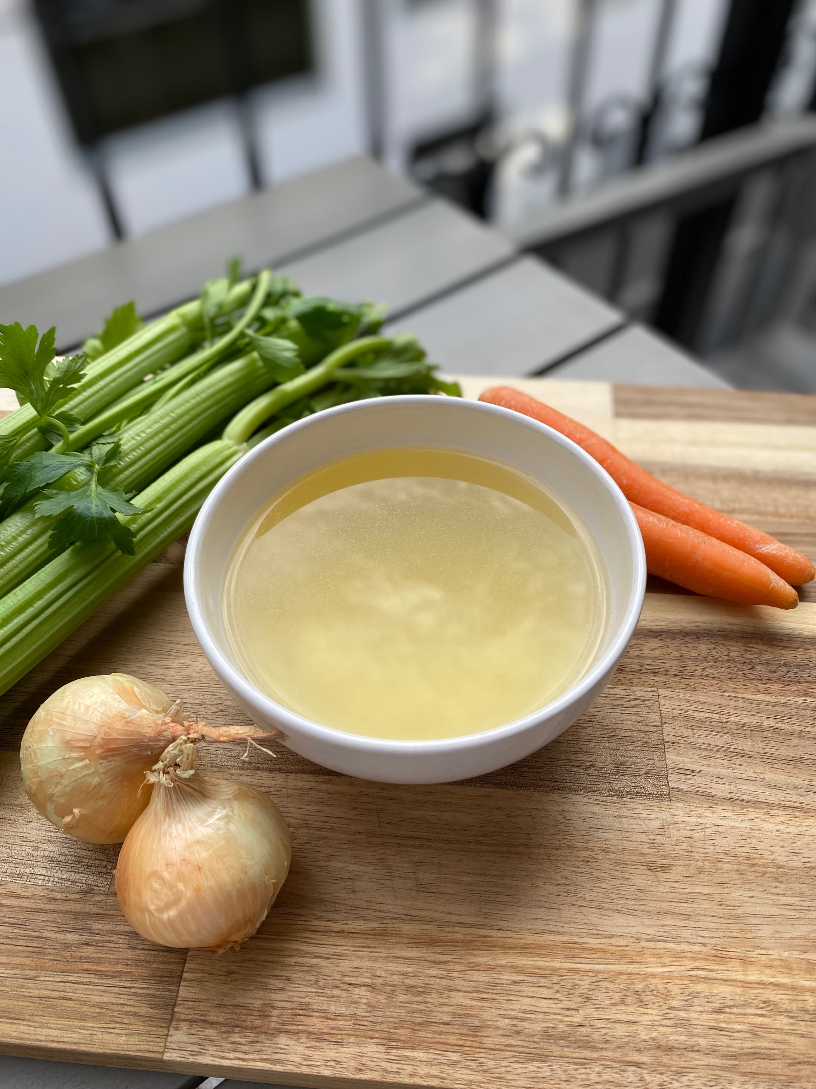 Homemade Chicken Stock Recipe Image