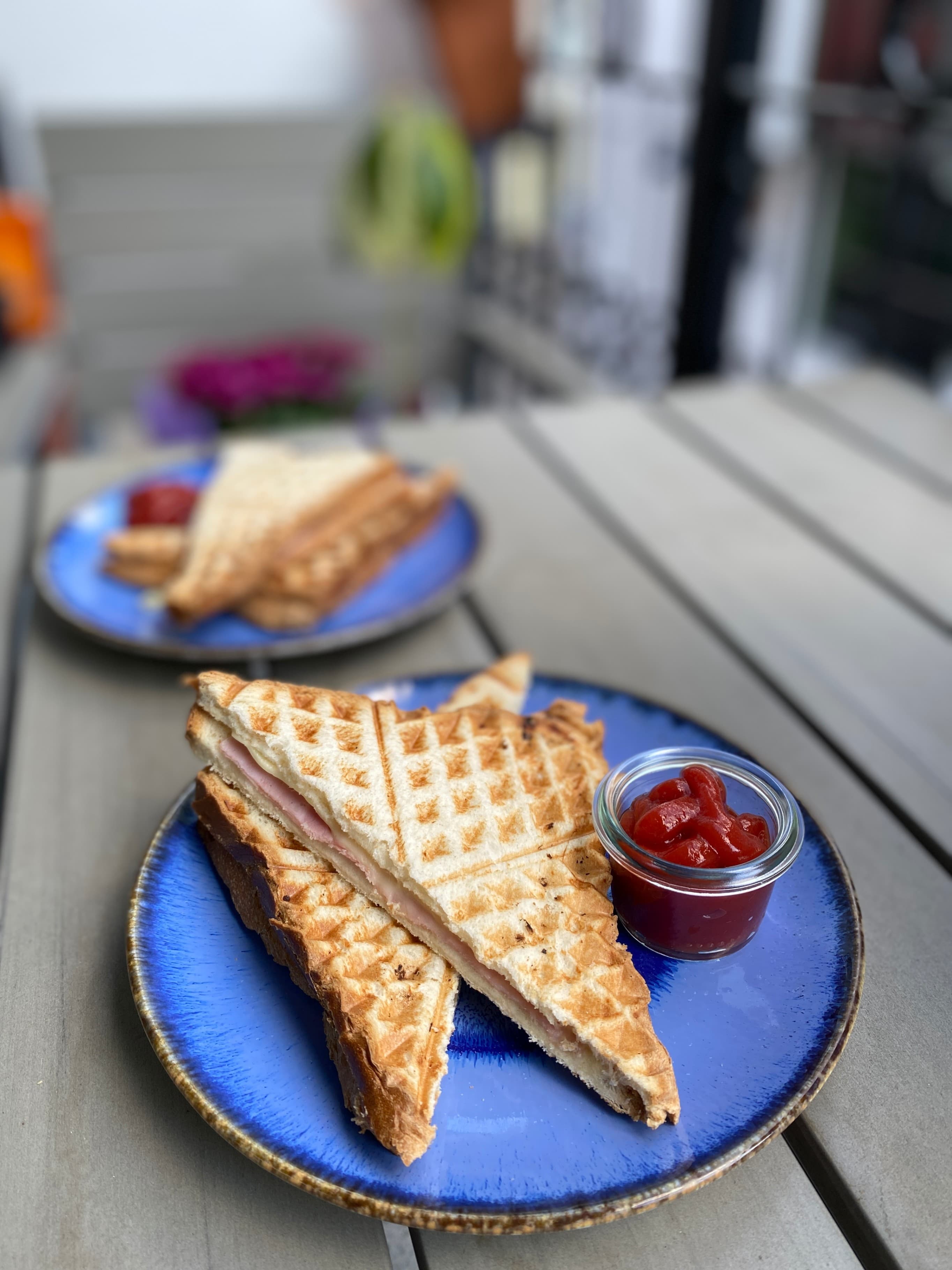 Ham and Cheese Toast Recipe Image