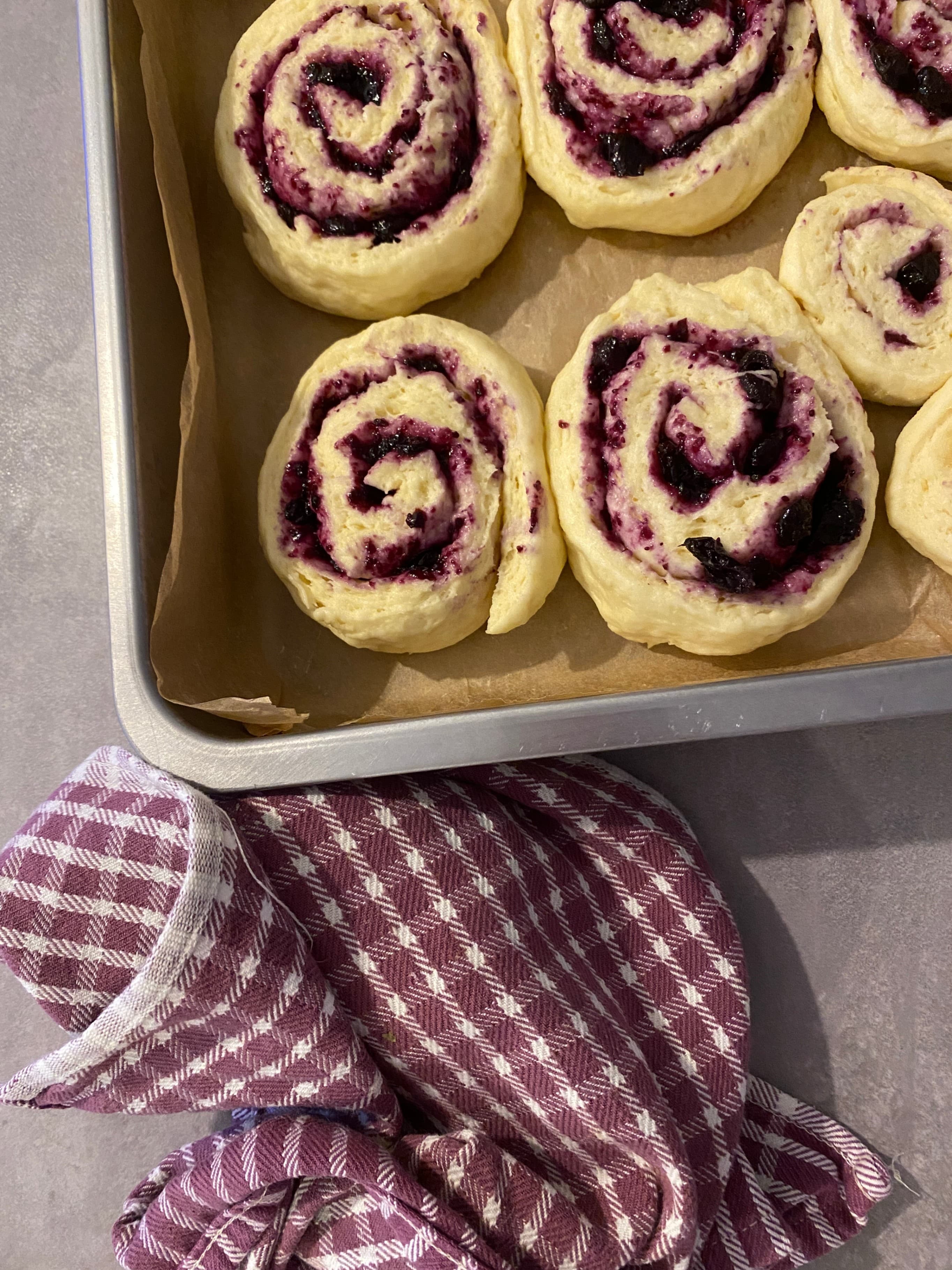 Soft Blueberry Rolls with a Hint of Honey Recipe Image
