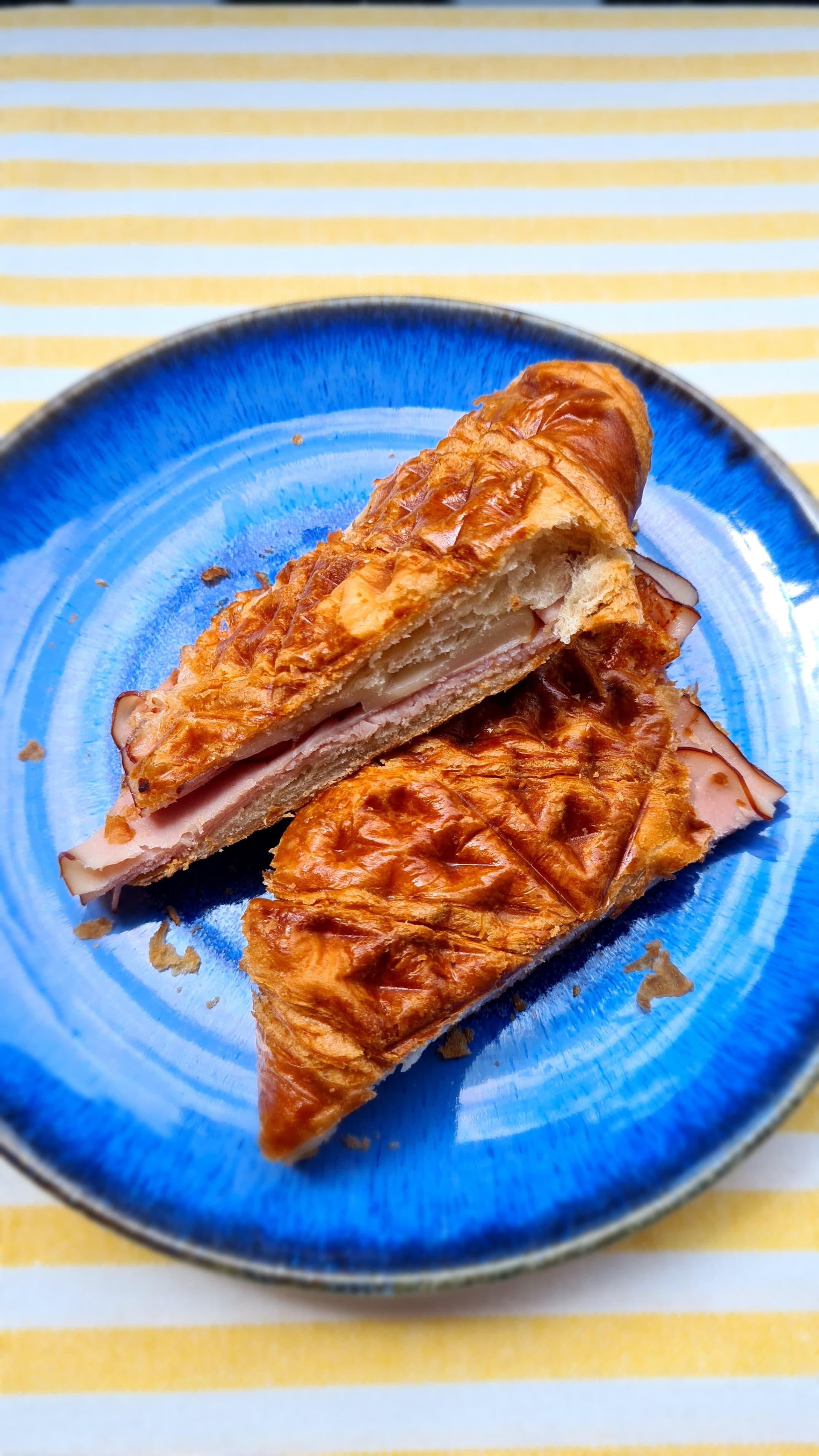 Ham & Cheese Croissant Recipe Image