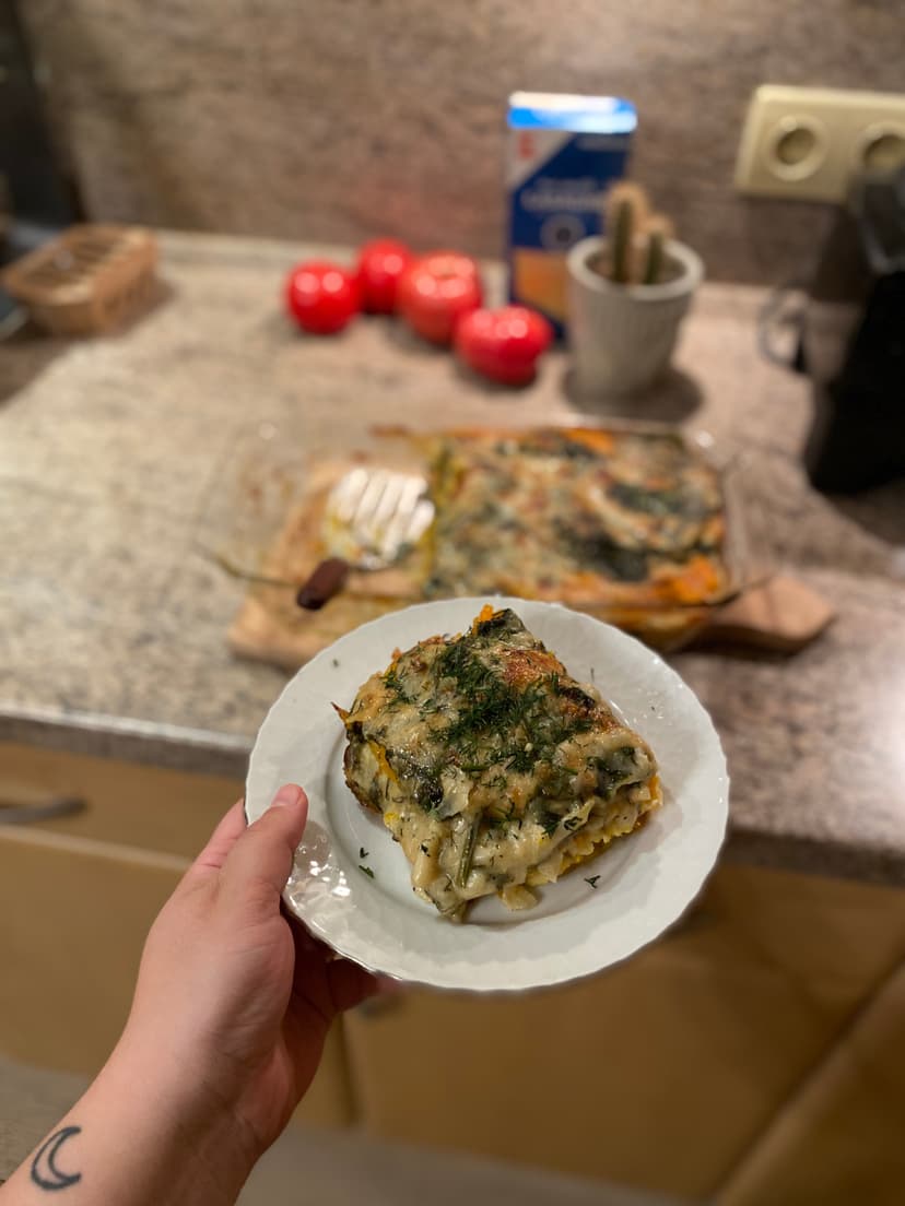 Smoked Salmon and Pumpkin Lasagna Rocely Recipe