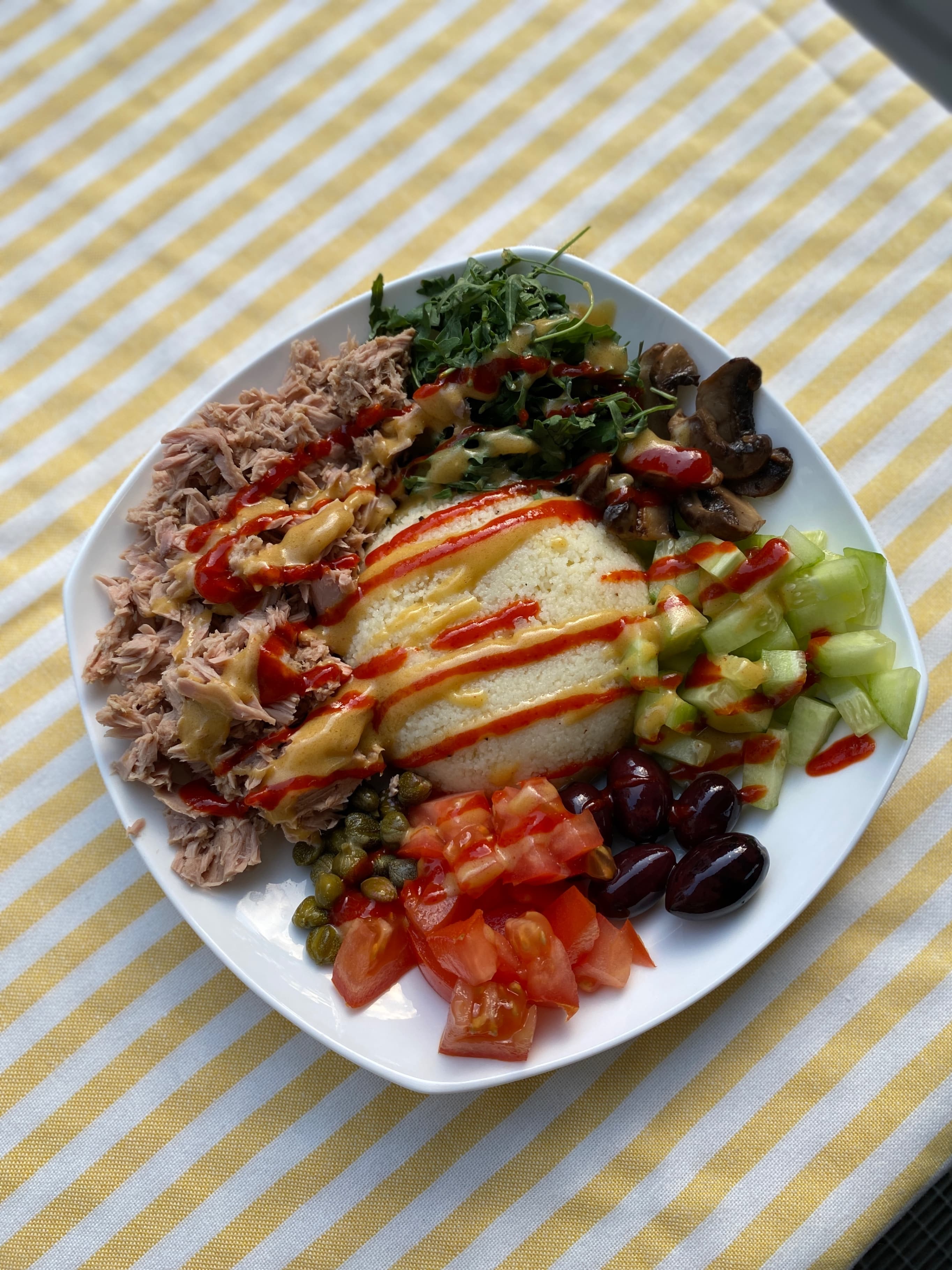 Tuna Bowl with Couscous Recipe Image