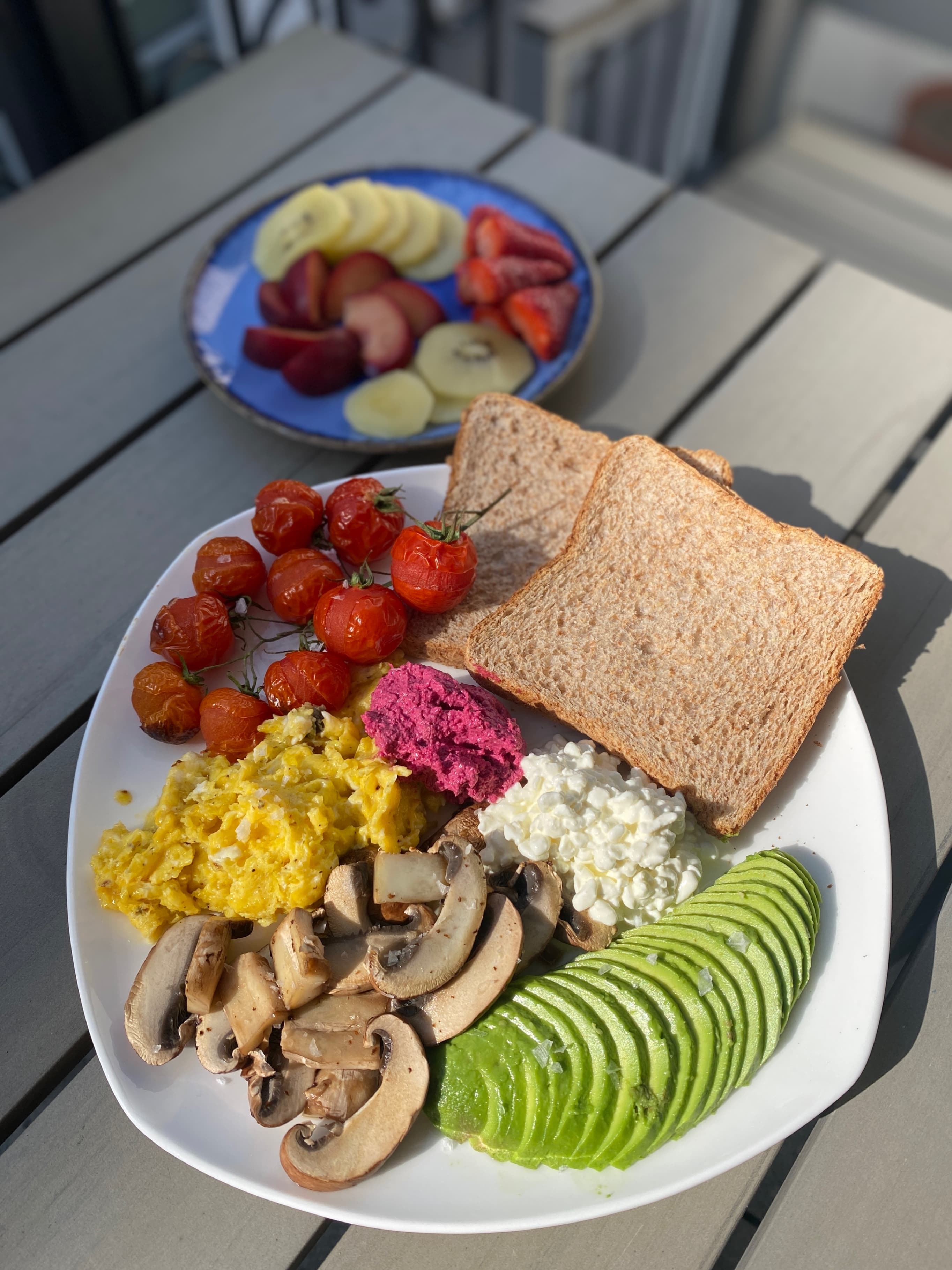 Nährstoffreicher Frühstücksteller Rocely Rezept