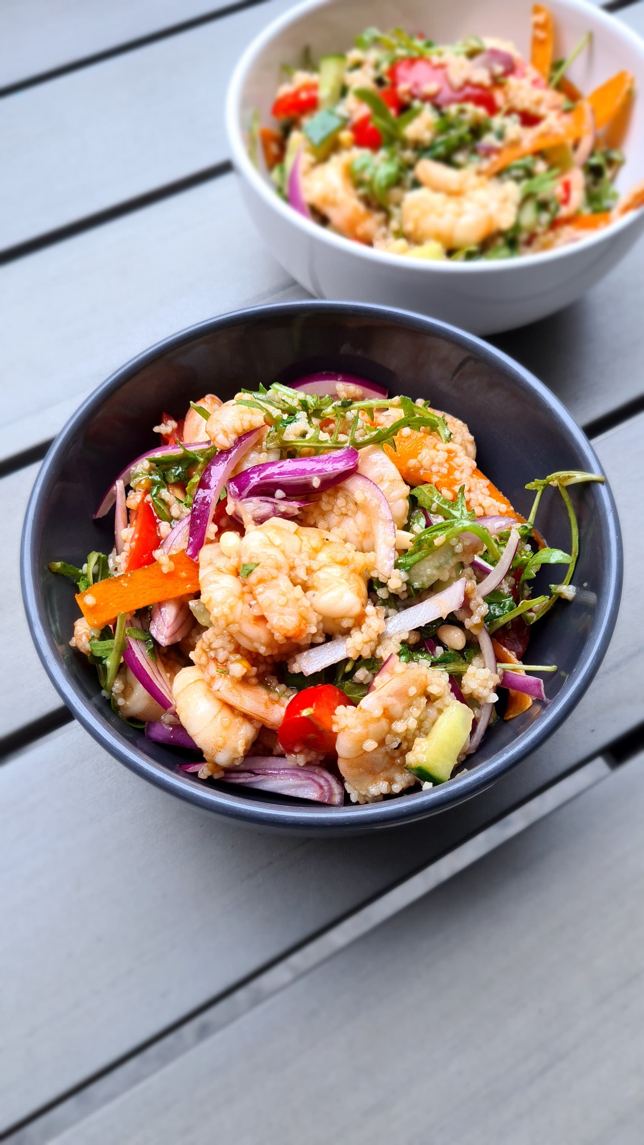 Couscous Salad with Shrimp Recipe Image