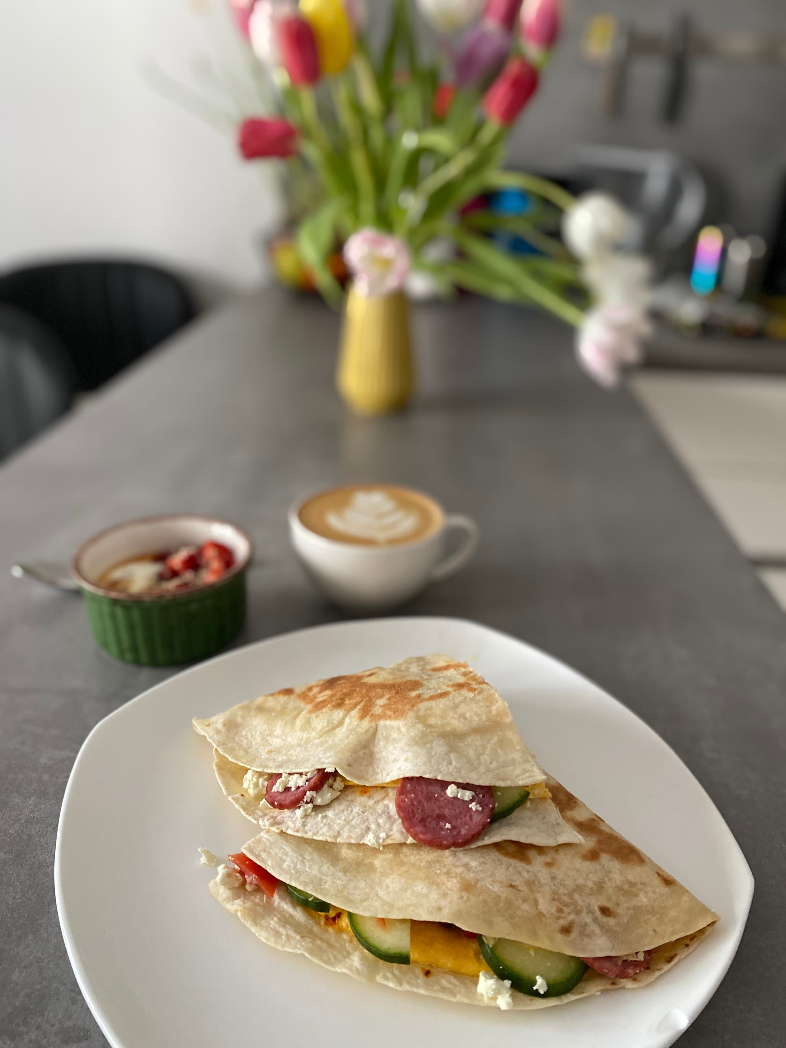 Protein-Packed Breakfast Quesadilla Recipe Image
