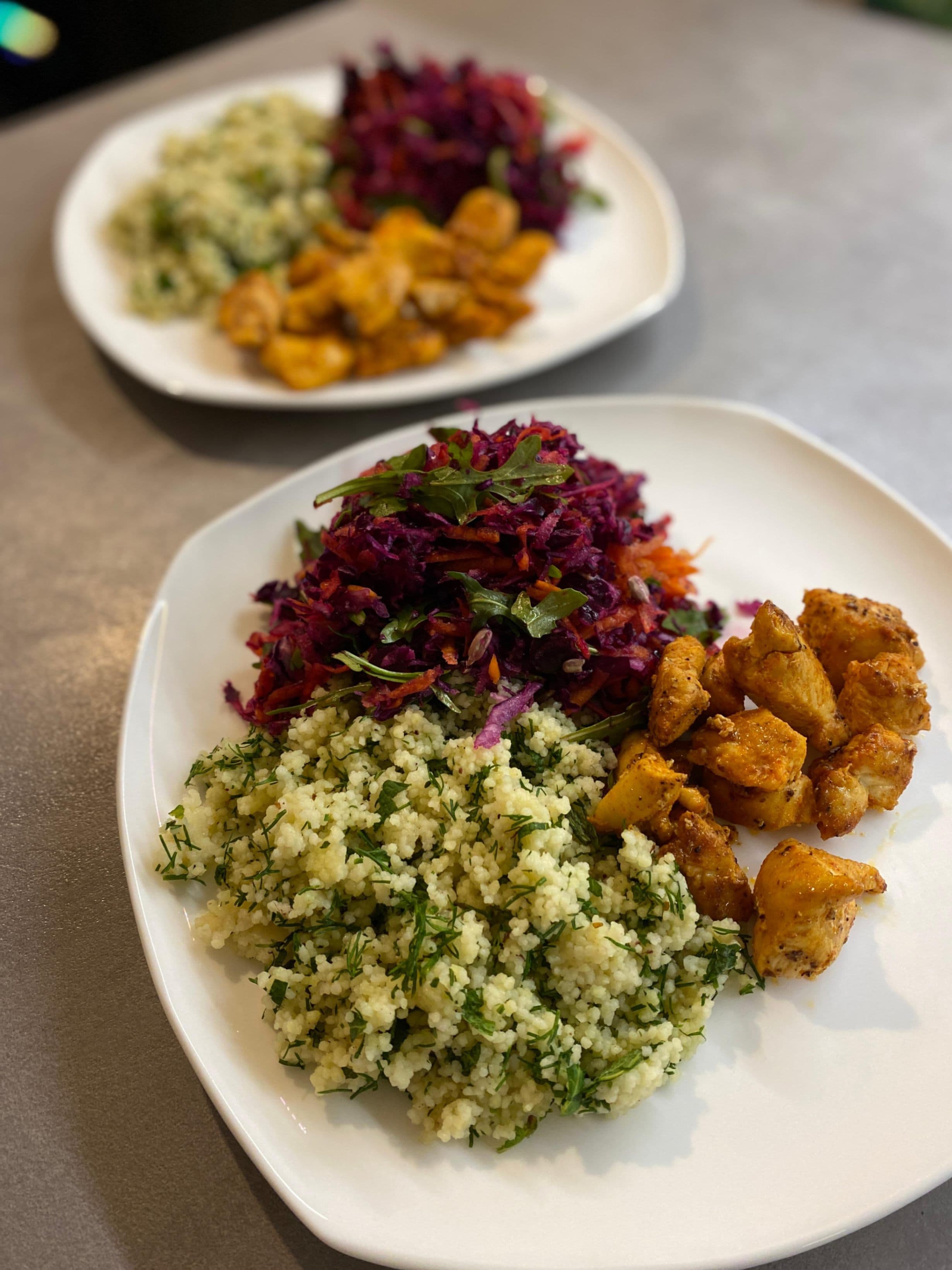 Sumac Chicken with Herb Couscous Recipe Image