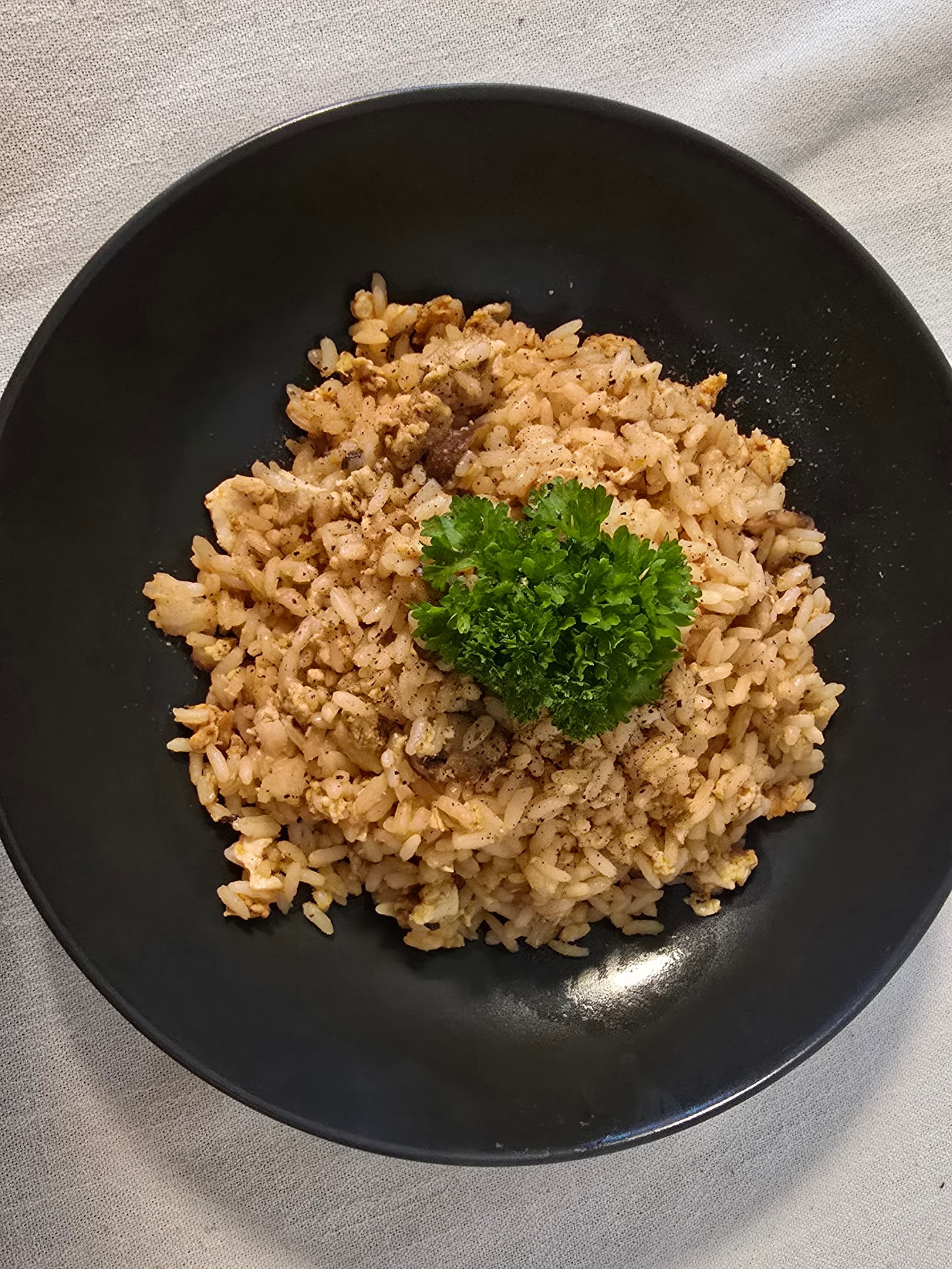 EGG RICE WITH MUSHROOMS Rocely Recipe