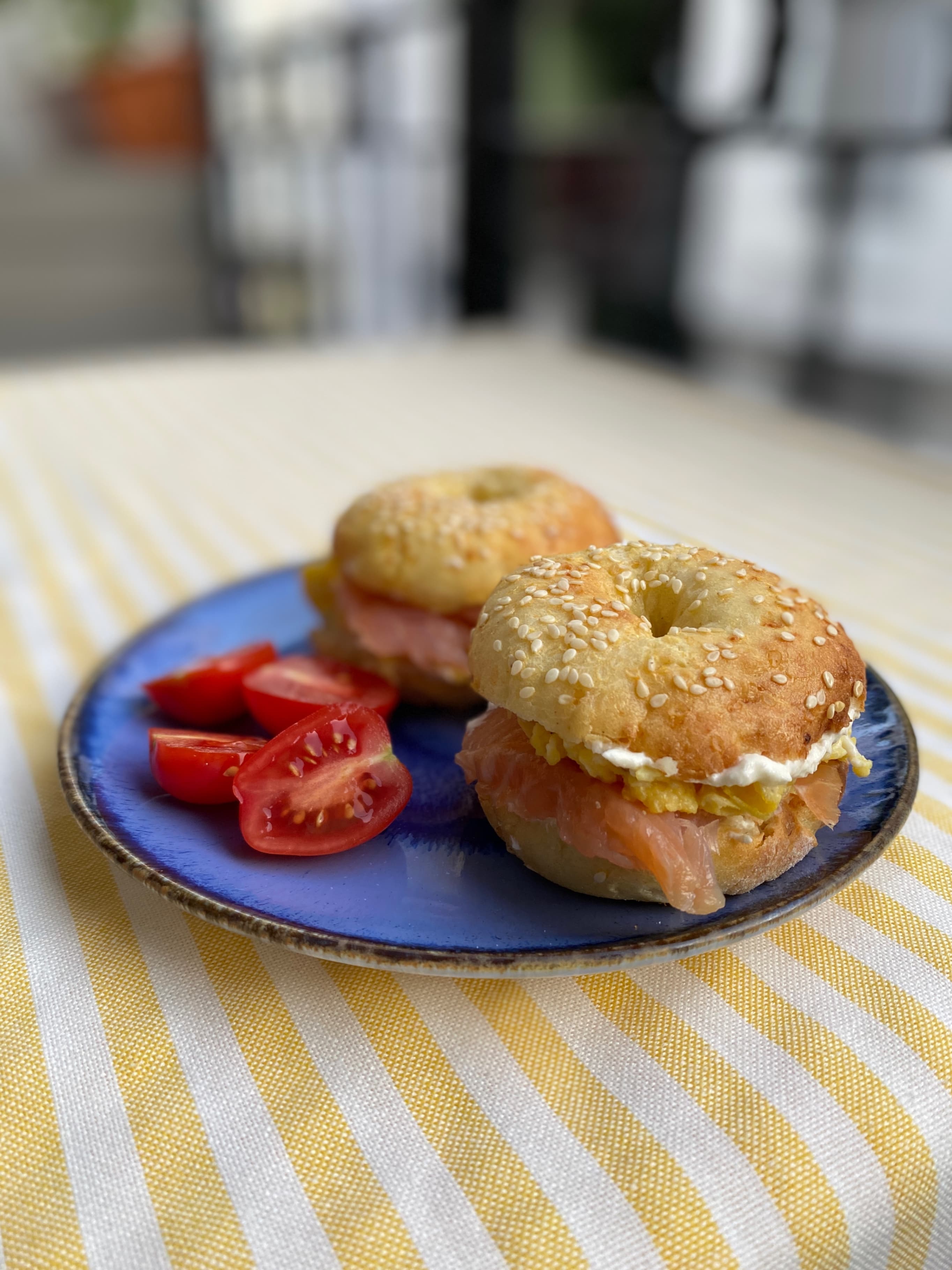 Protein-Packed Cottage Cheese Bagels Recipe Image
