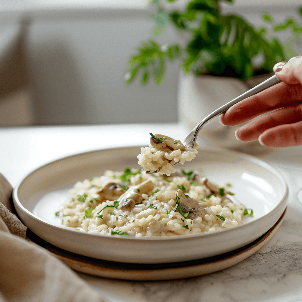 Creamy Fresh Mushroom Risotto: The Foolproof Italian Recipe for a Gourmet Treat Recipe Image