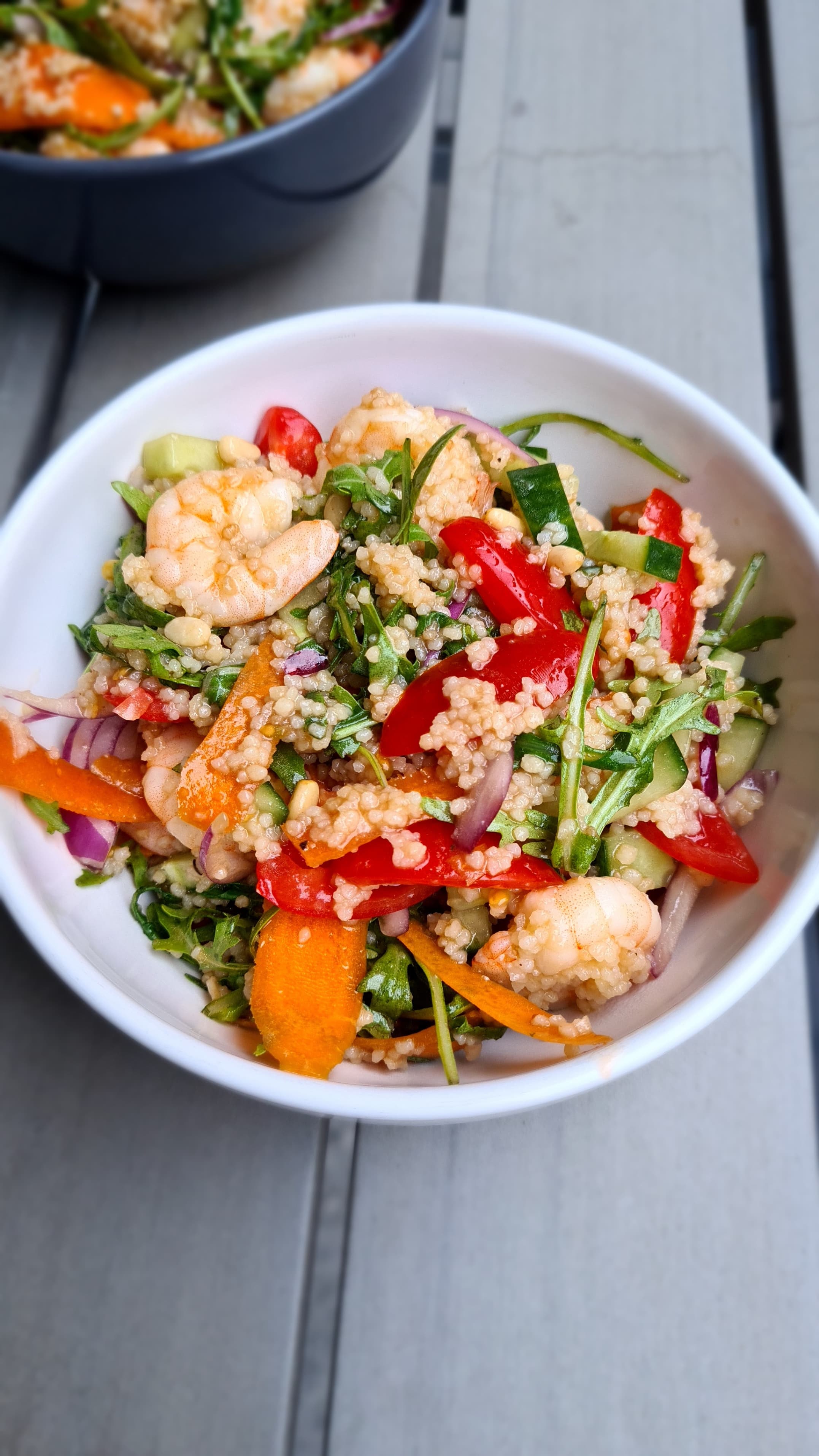 Couscous Salad with Shrimp Recipe Image