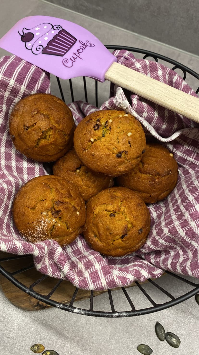 Pumpkin Muffins with Chocolate Rocely Recipe