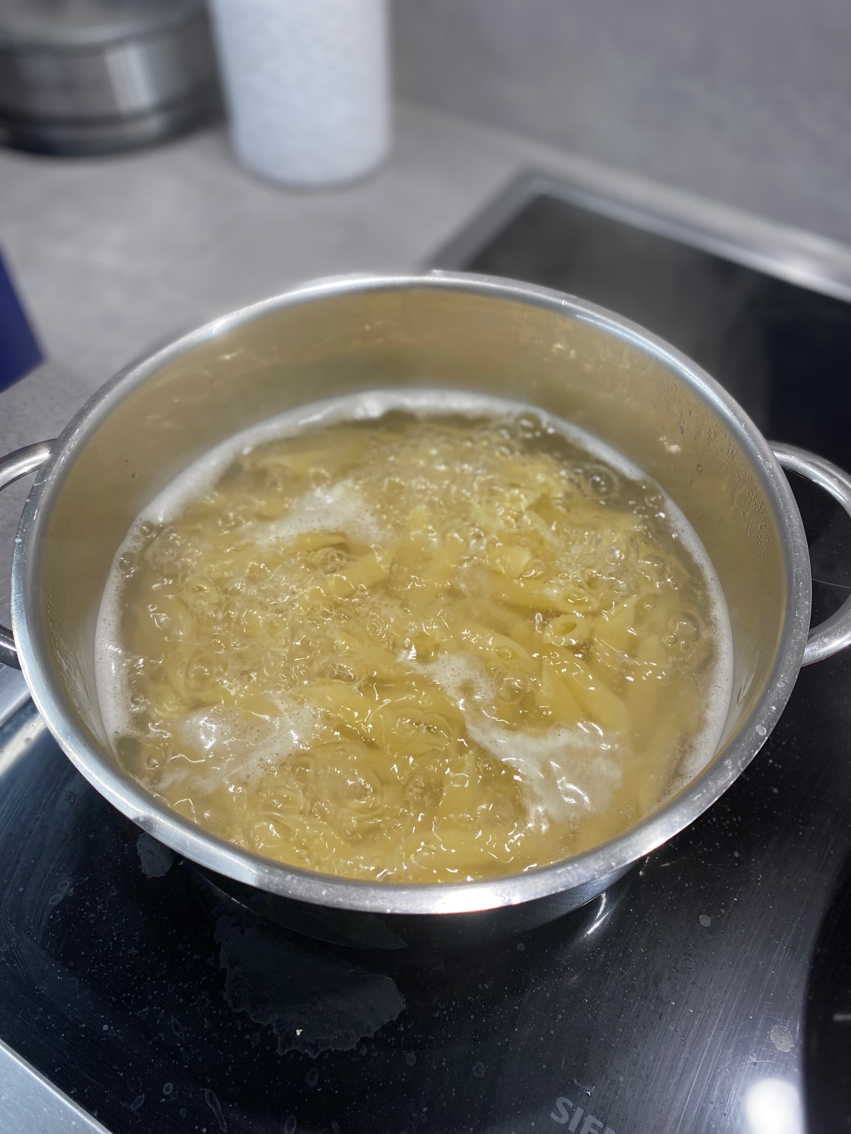 Shrimp Pasta with Feta Tomato Sauce Recipe Image