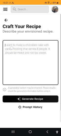 Create Recipes in Seconds image