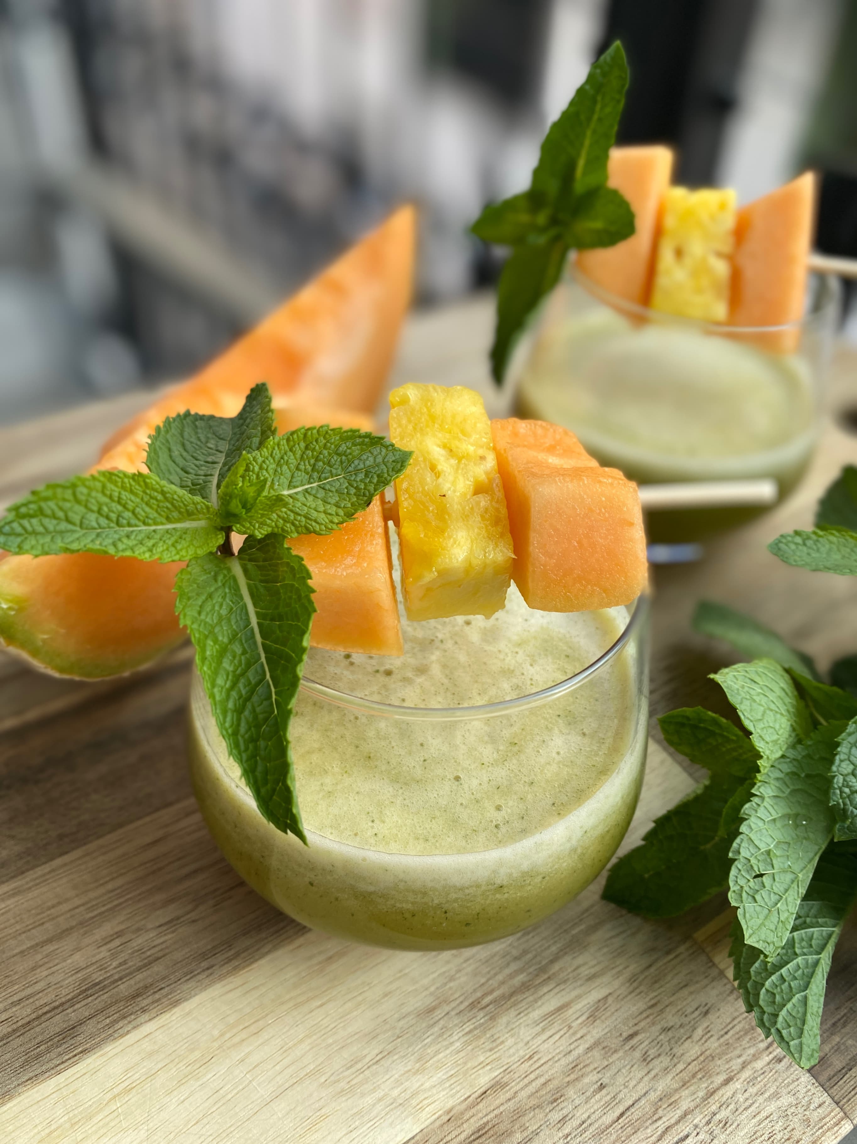 Melon Pineapple Coconut Summer Refresher Rocely Recipe