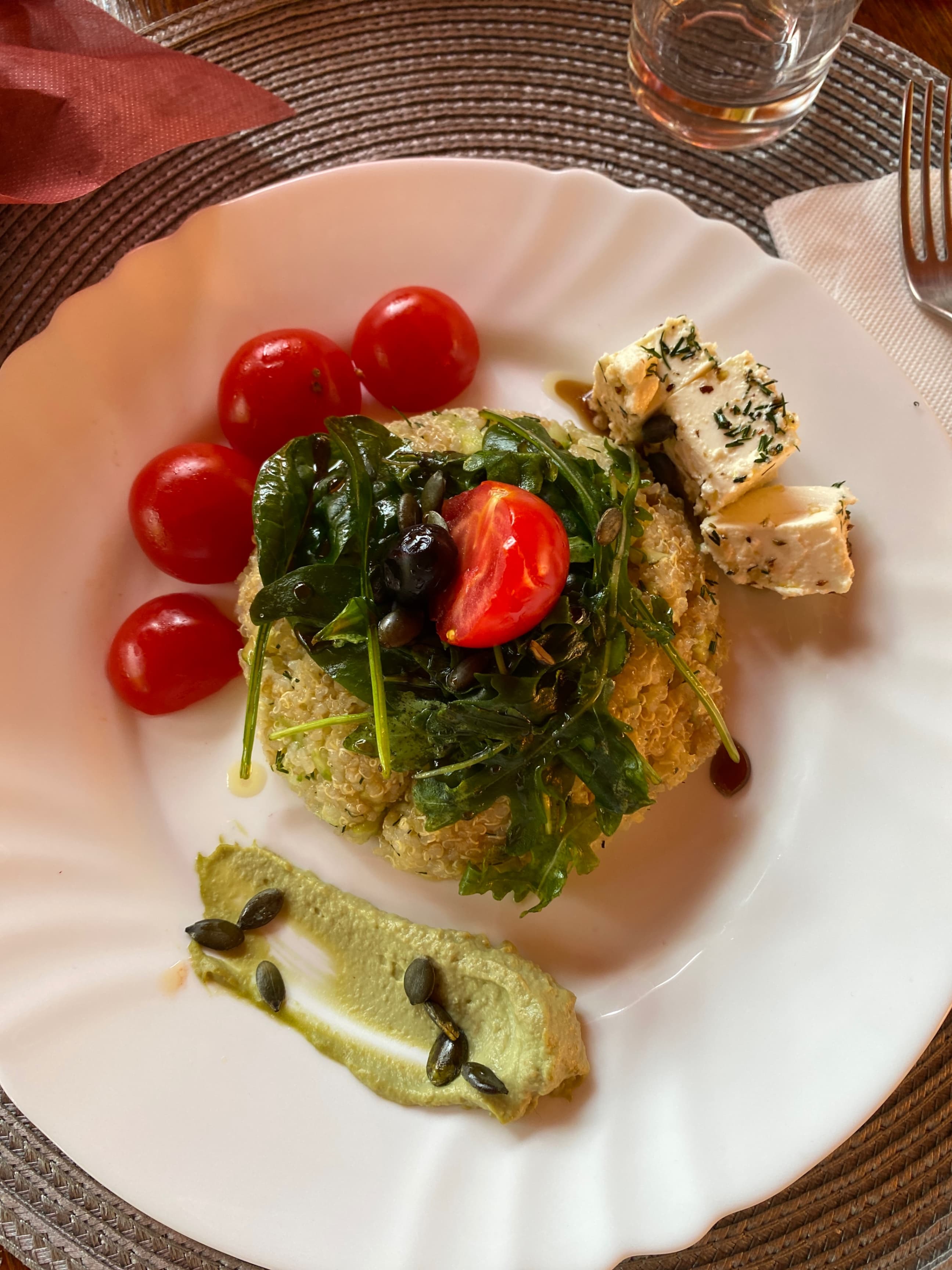 Cucumber Quinoa Green Salad Recipe Image