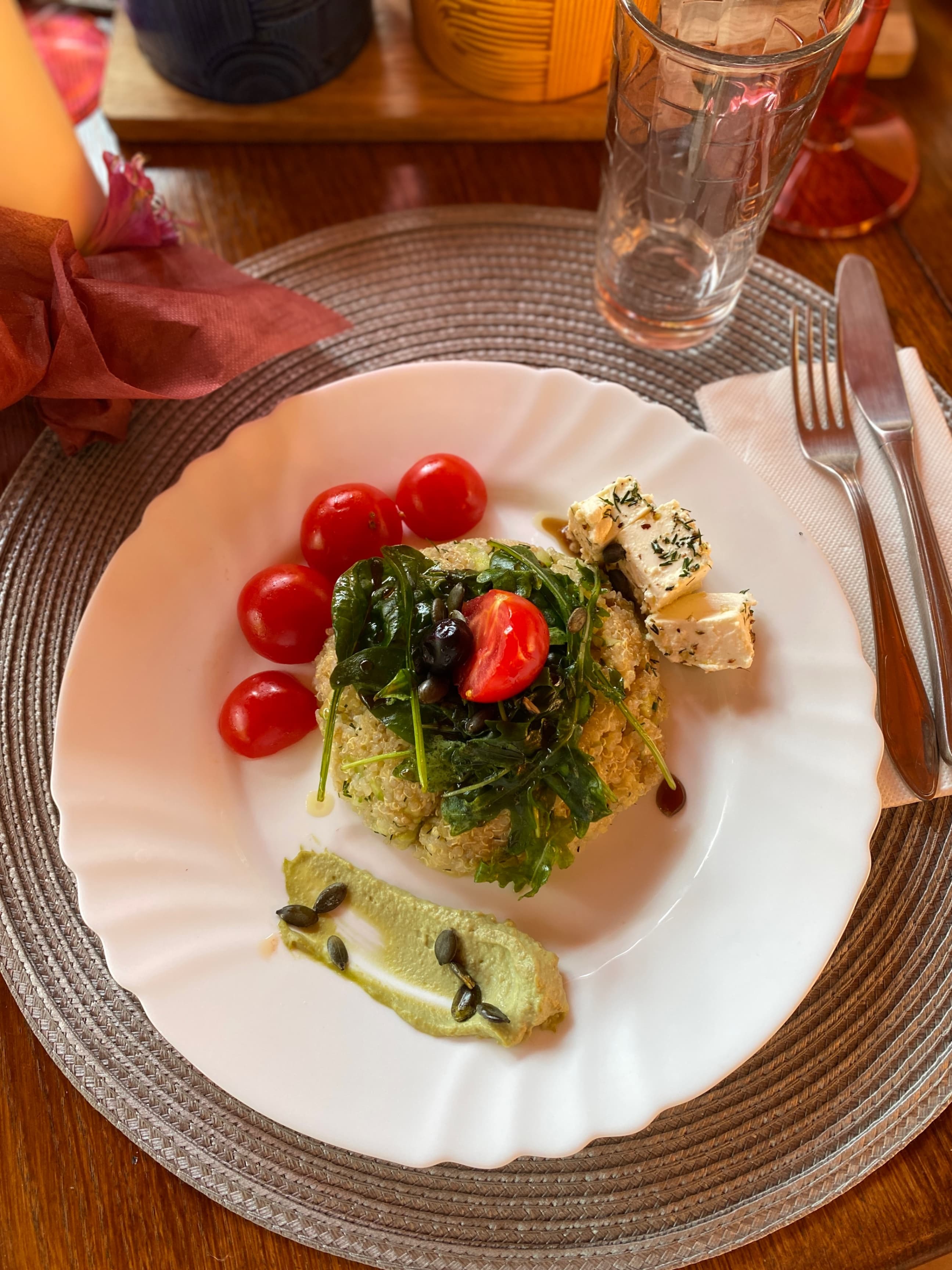 Cucumber Quinoa Green Salad Recipe Image