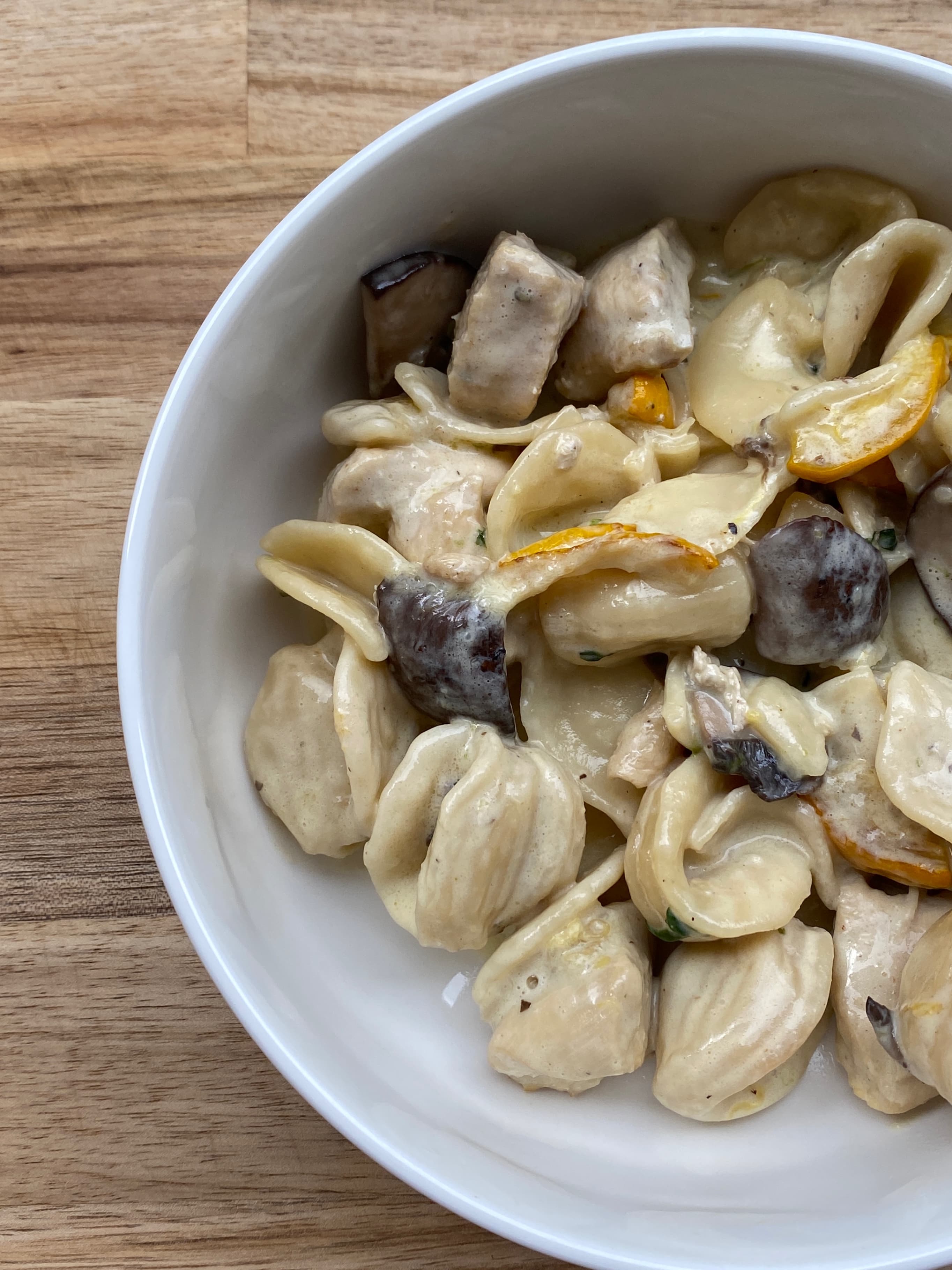 Creamy Chicken & Veggie Pasta Recipe Image