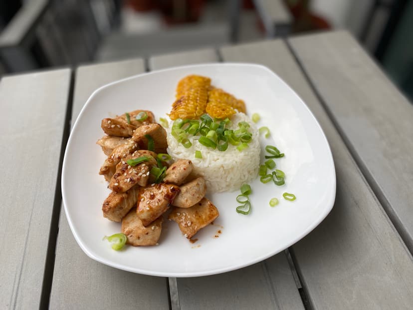 Garlic Chicken with Rice Rocely Recipe