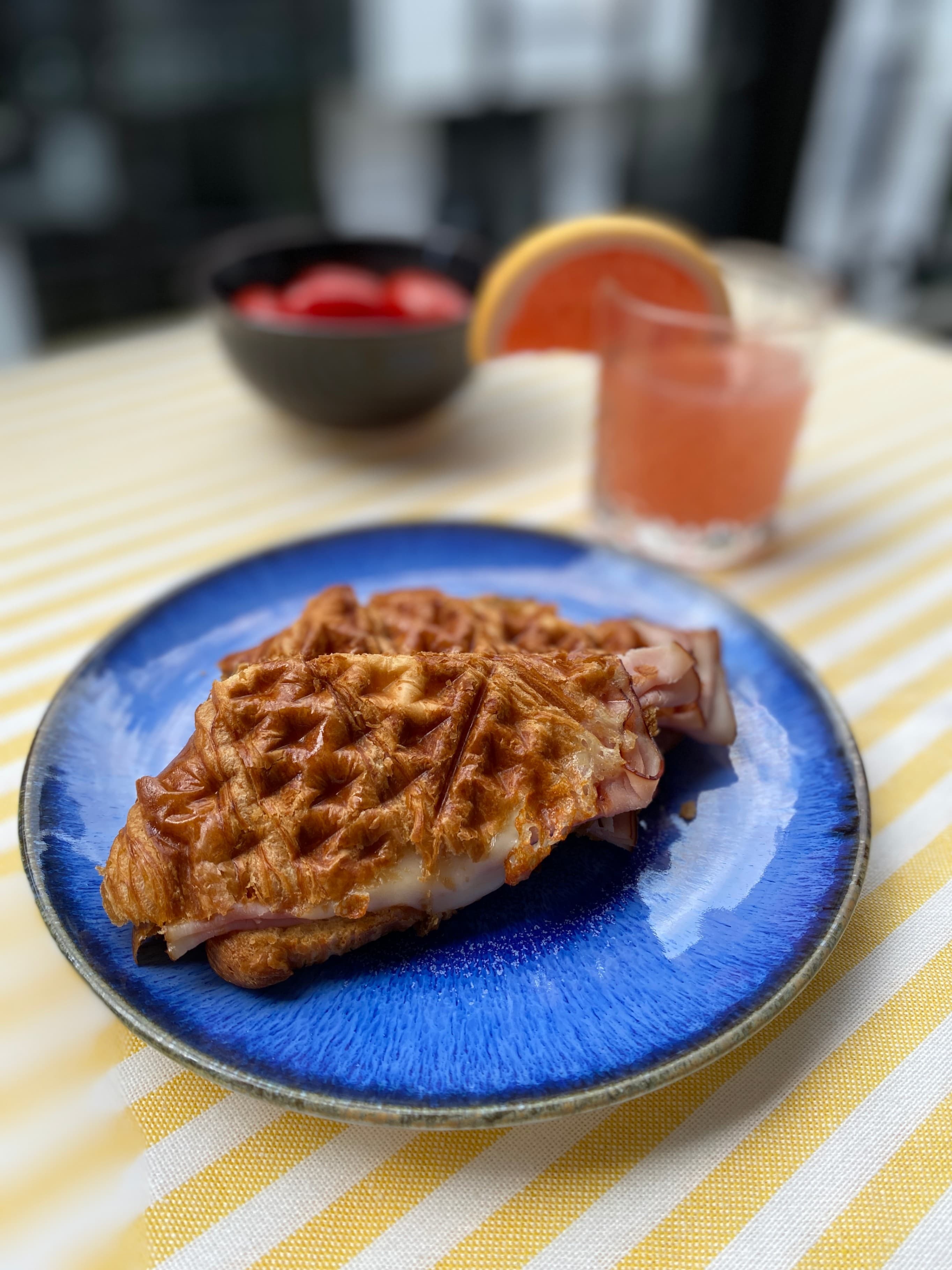 Ham & Cheese Croissant Recipe Image