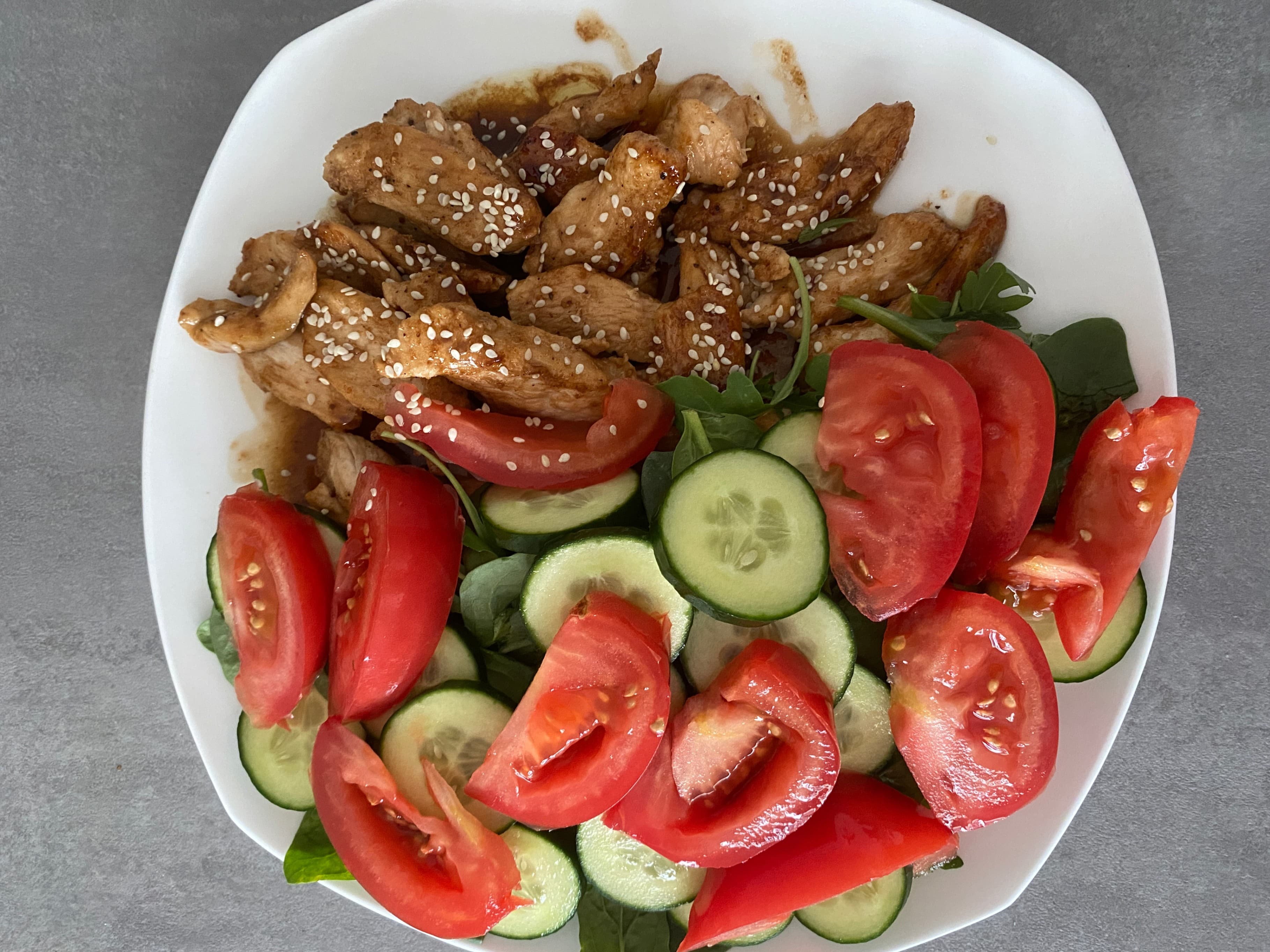 Teriyaki Chicken Salad Recipe Image