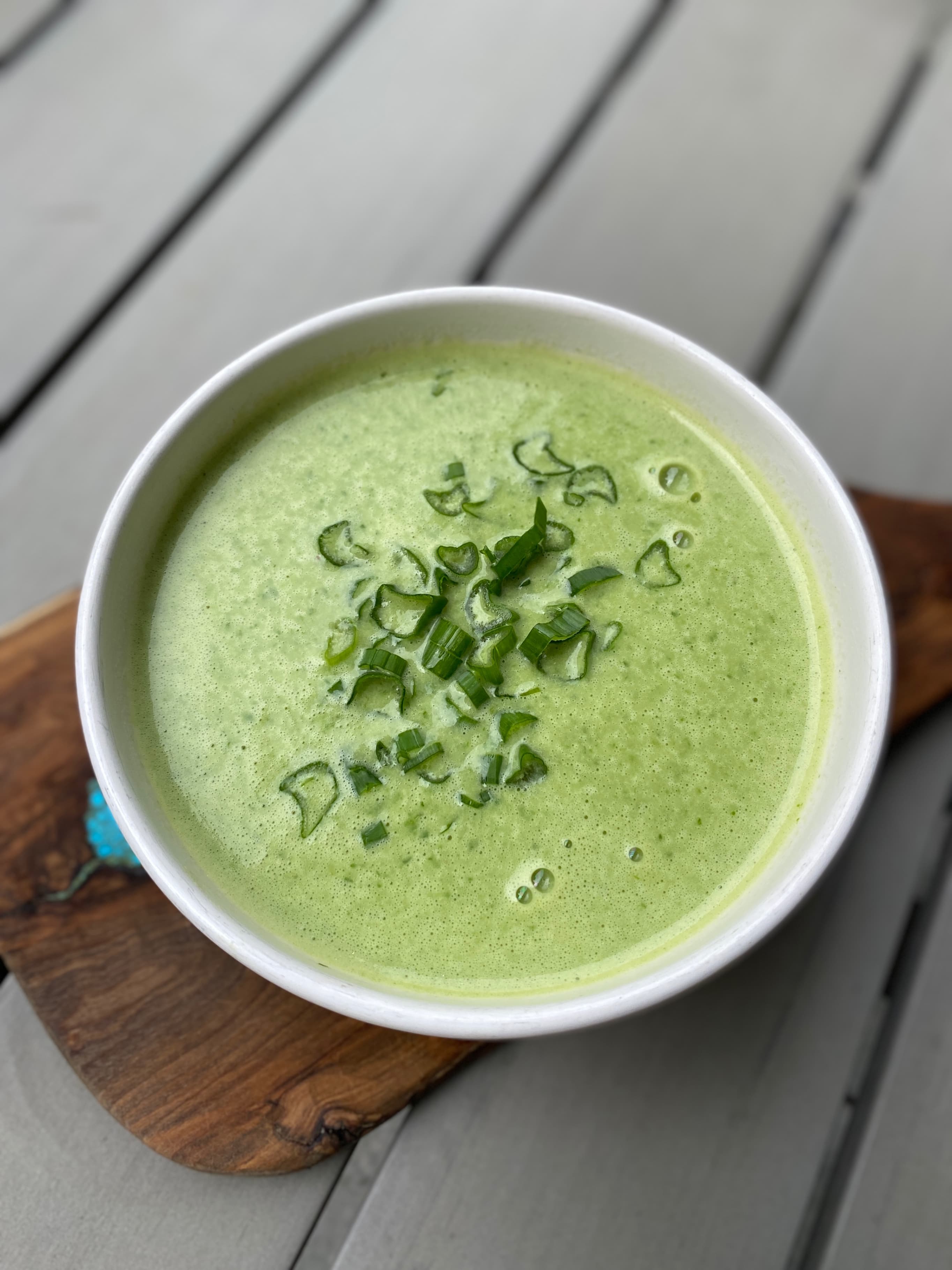 Creamy Wild Garlic Soup with Brown Butter Recipe Image