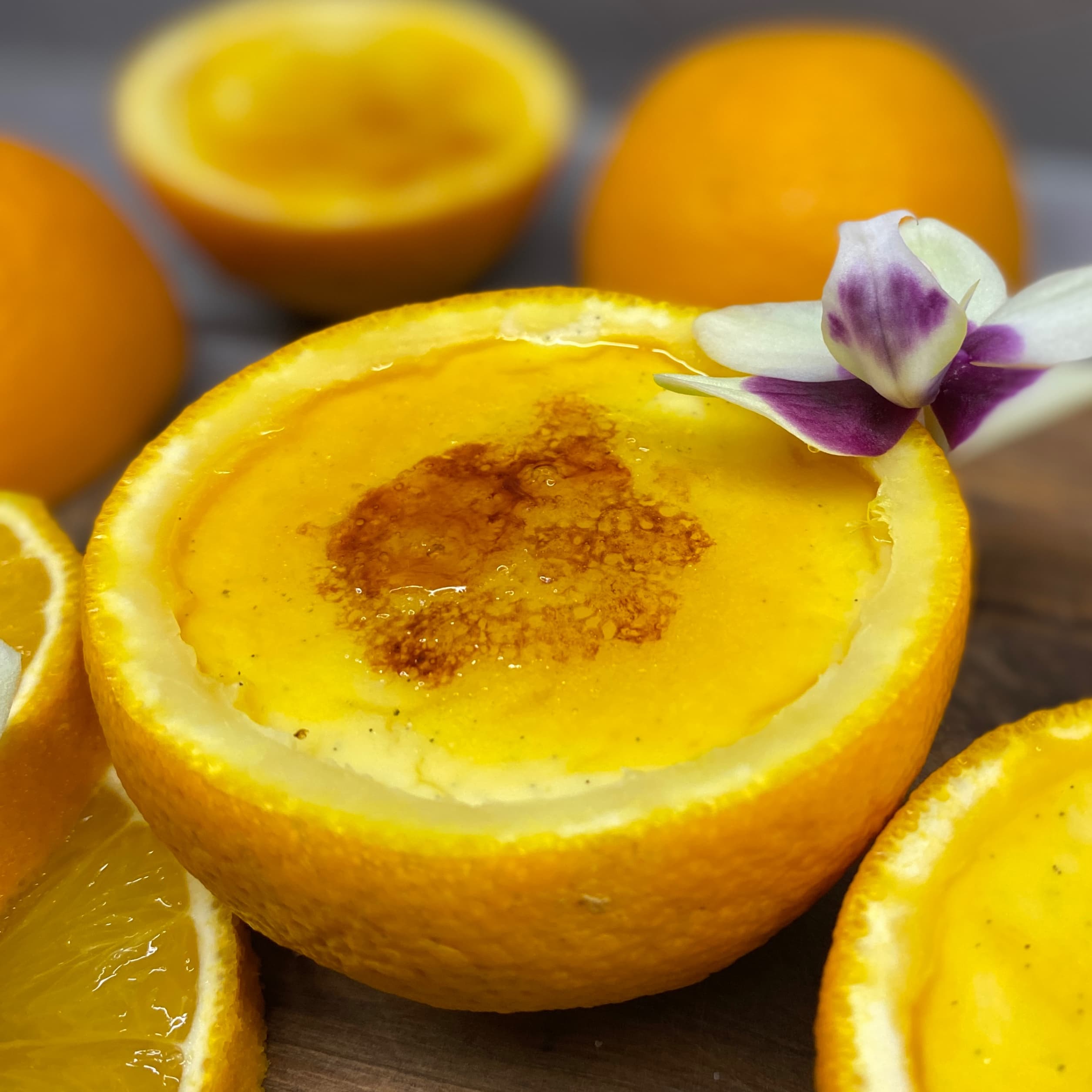Crema Catalana in Orange Shells Rocely Recipe