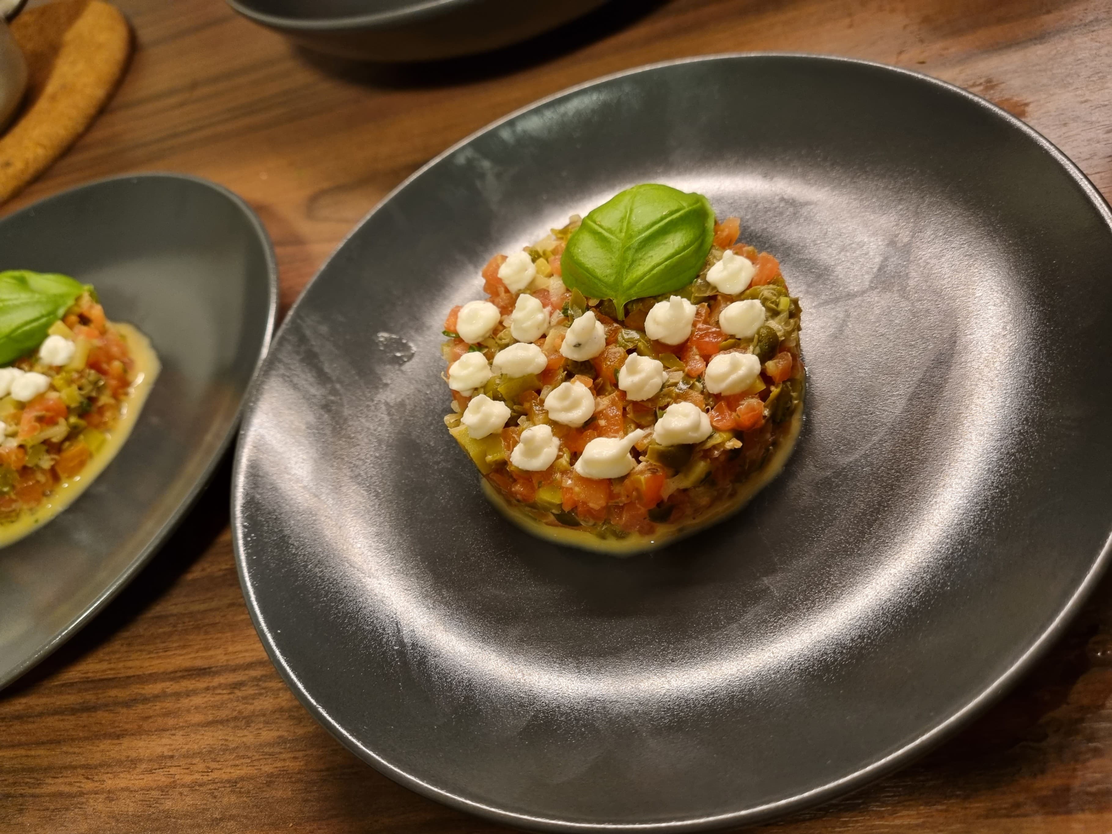 Vegetarian Avocado Tomato Tartare Recipe Image