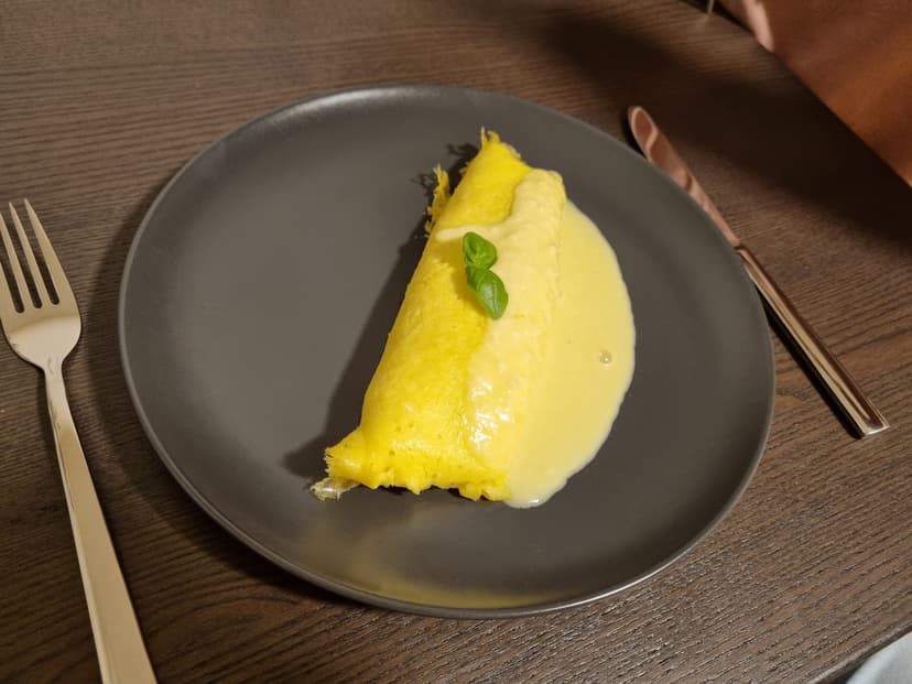 Omelette with Parmesan Sauce Rocely Recipe