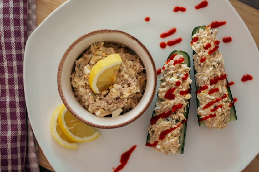 Cucumber Tuna Boats Rocely Recipe