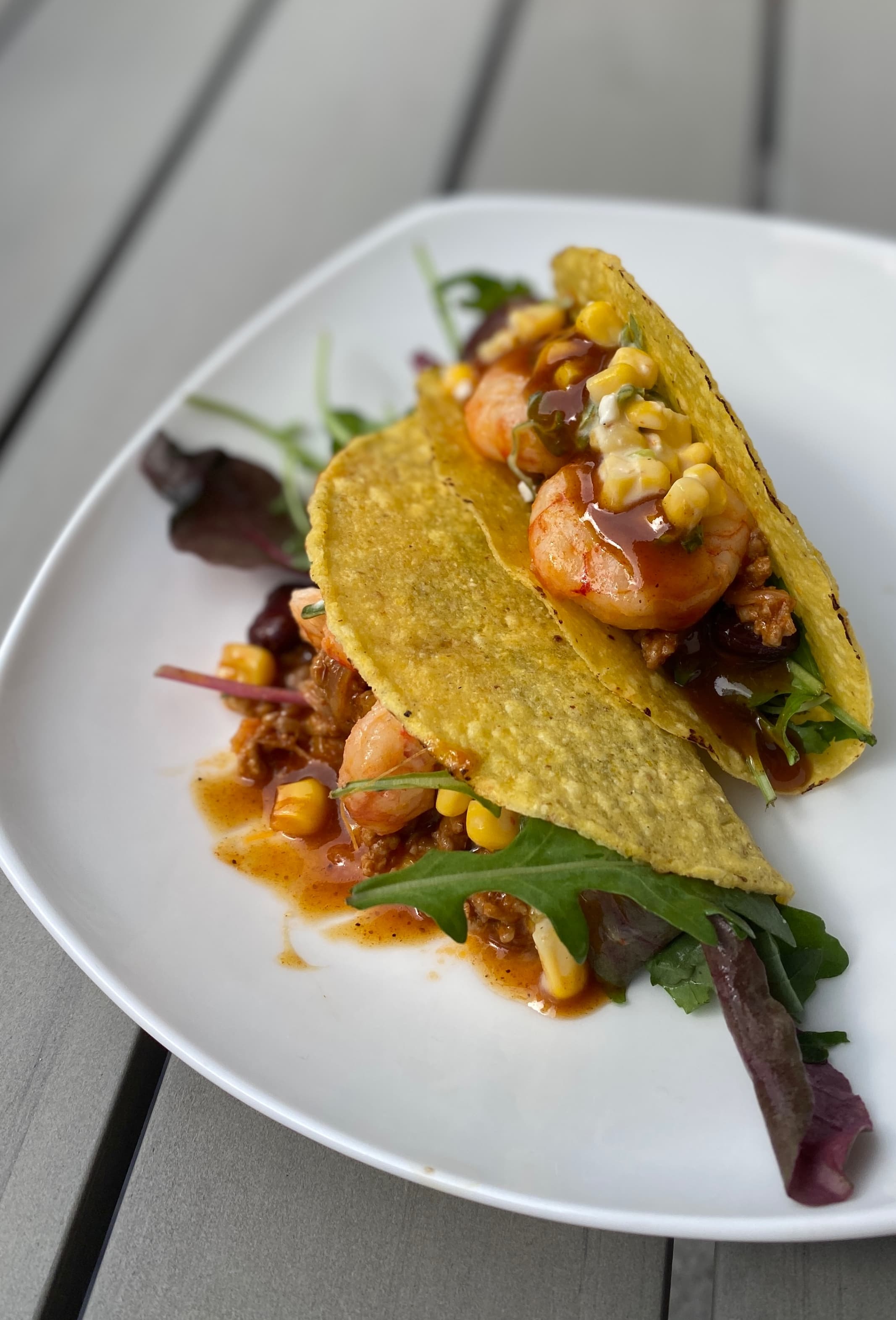 Minced Beef and Shrimp Tacos Recipe Image