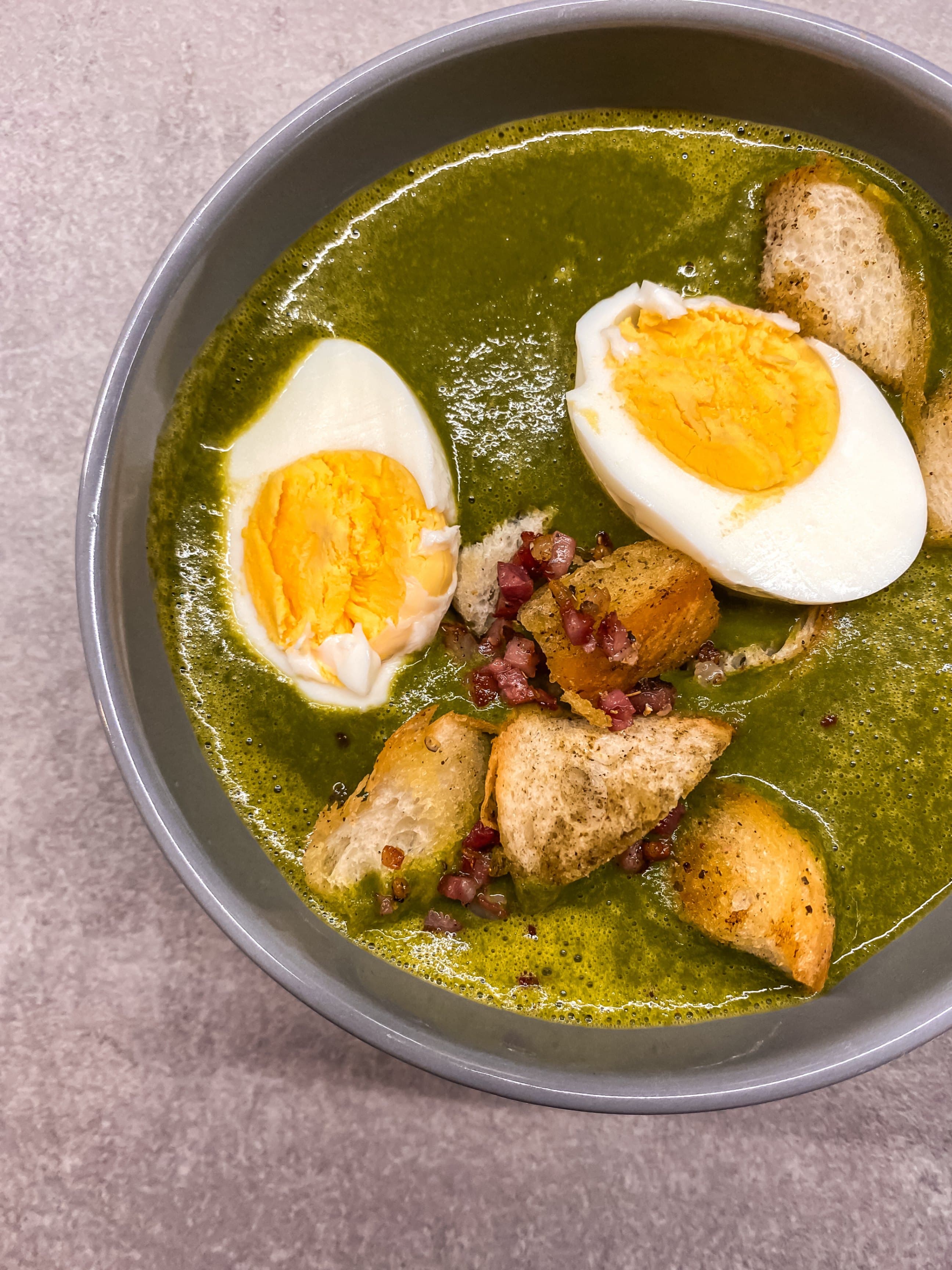Spinach Cream Soup Recipe Image