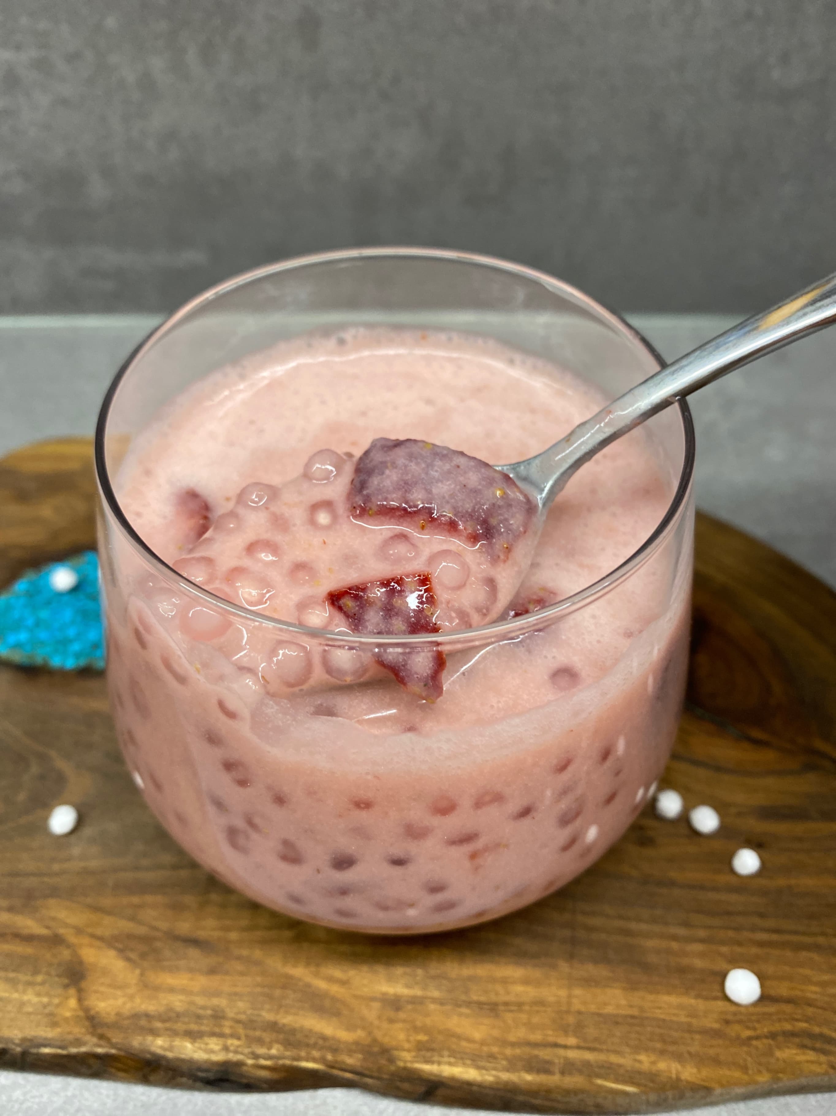 Strawberry Sago Recipe Image
