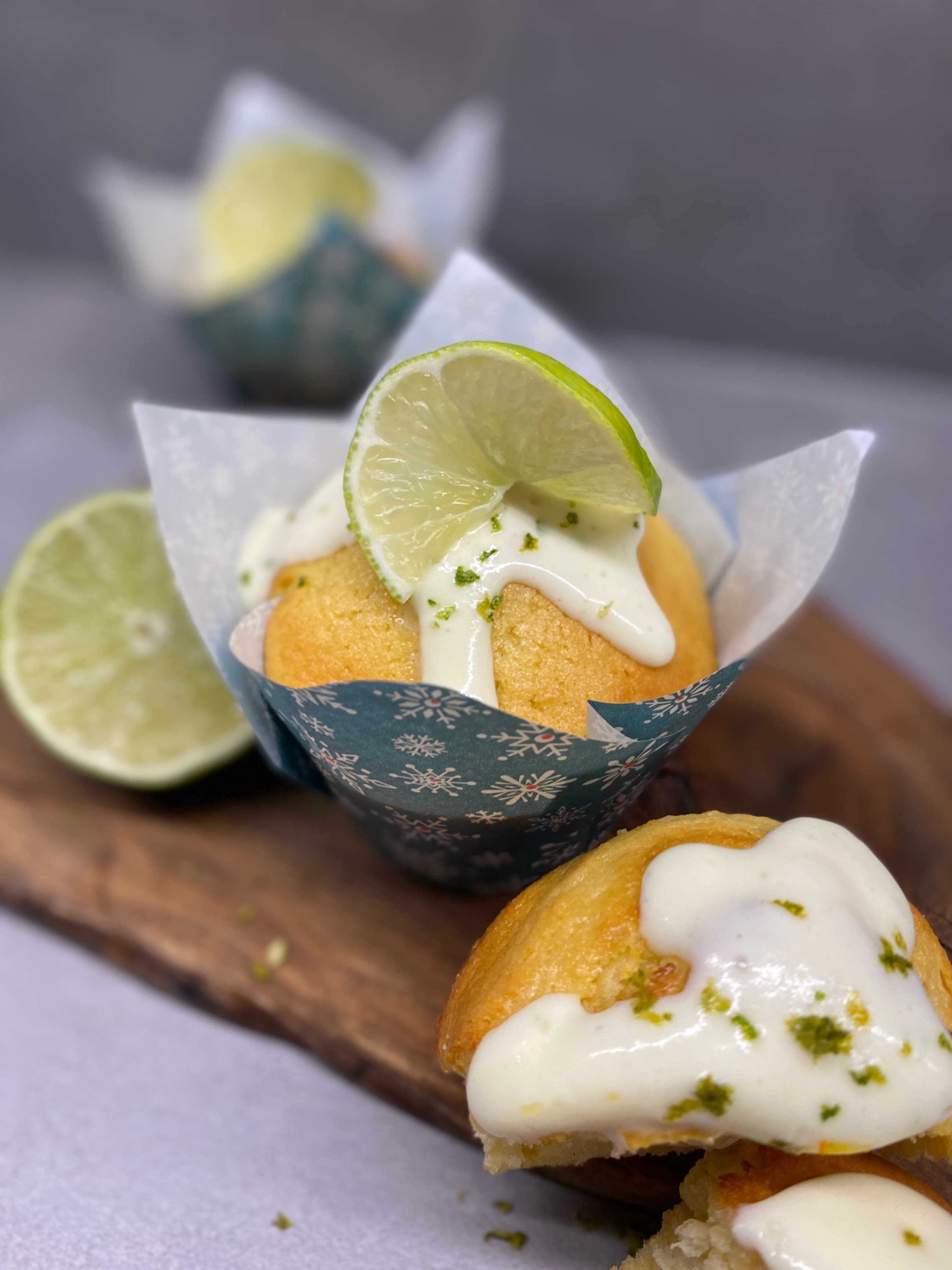 Lemon Muffins with Lime Cream Rocely Recipe