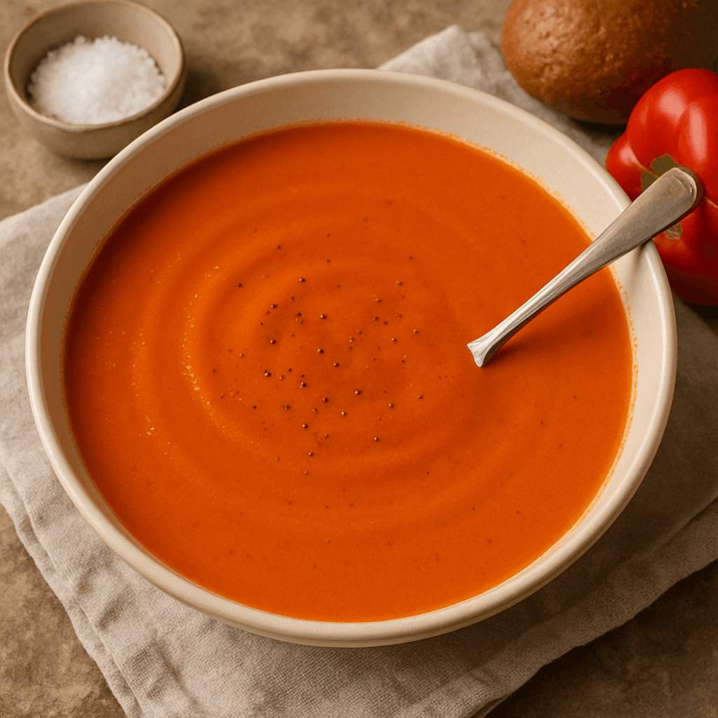 Vegan Bell Pepper Soup Rocely Recipe
