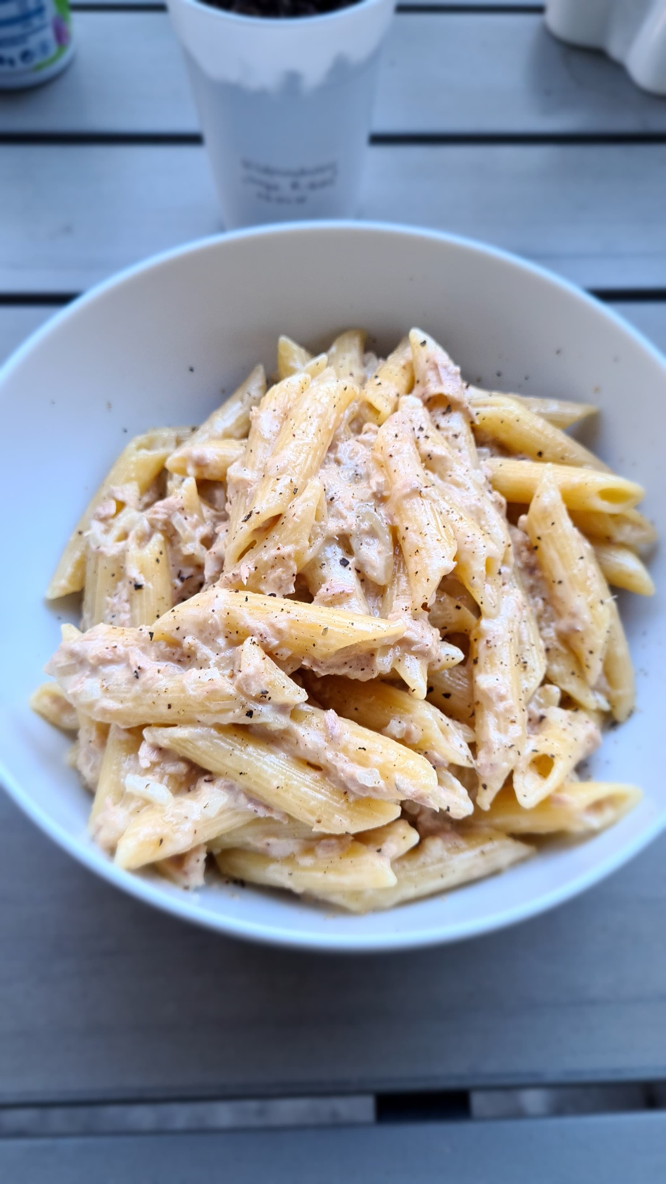 Tuna Onion Pasta Recipe Image
