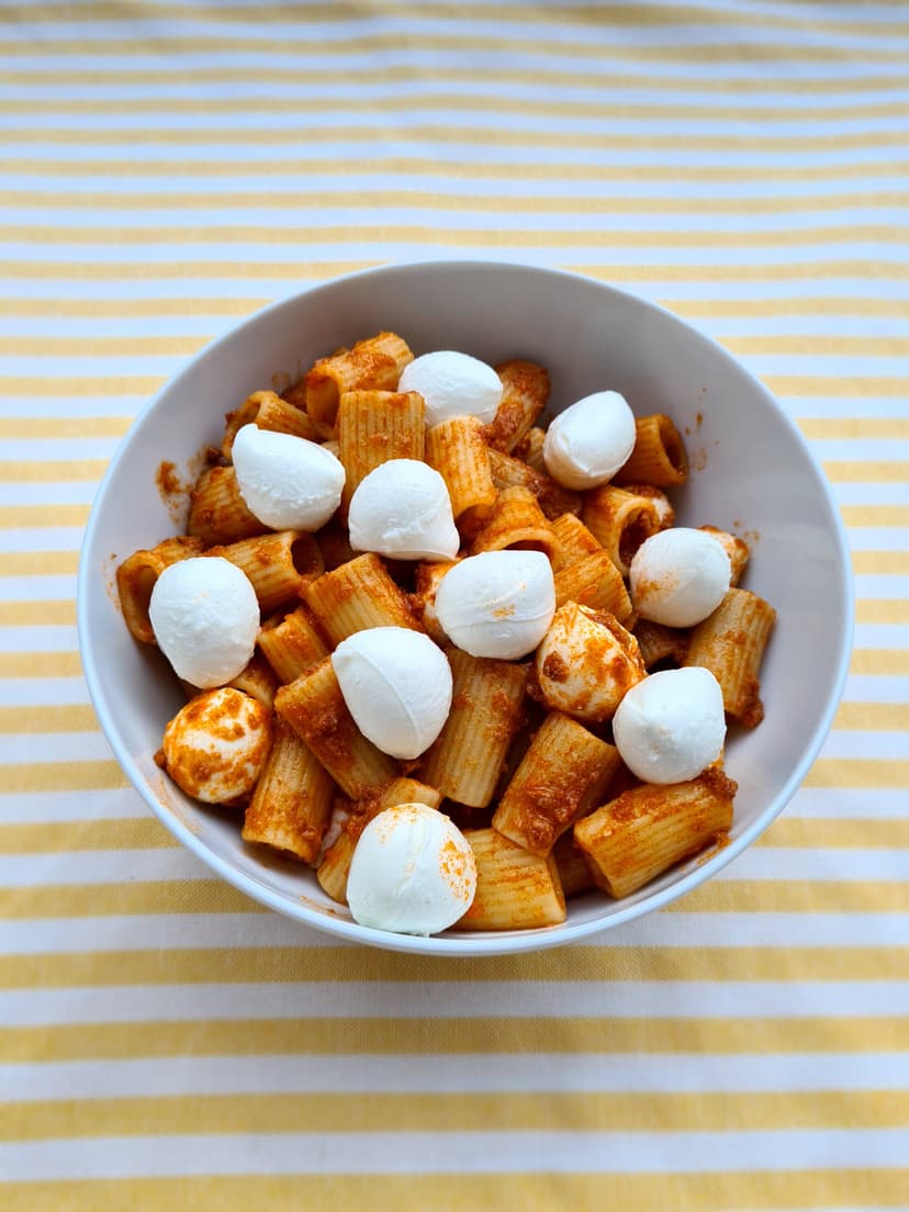 Rigatoni with Ragu Rocely Recipe