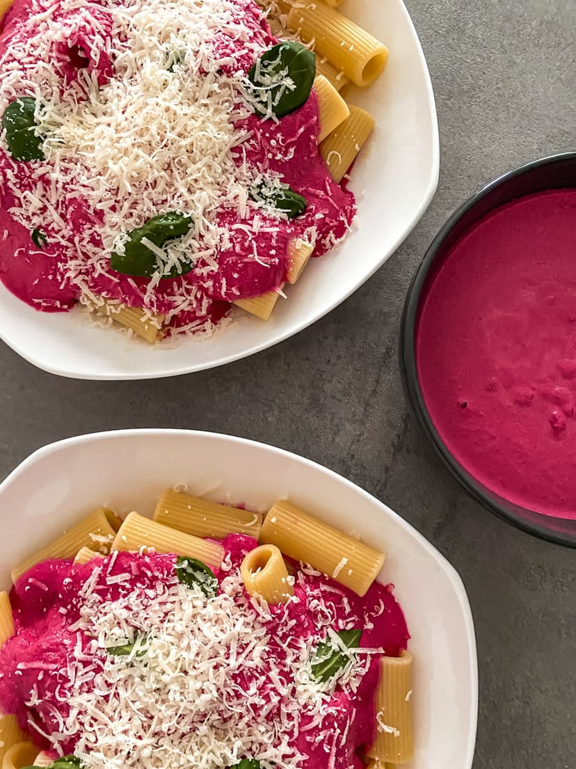 Beetroot Pasta Rocely Recipe