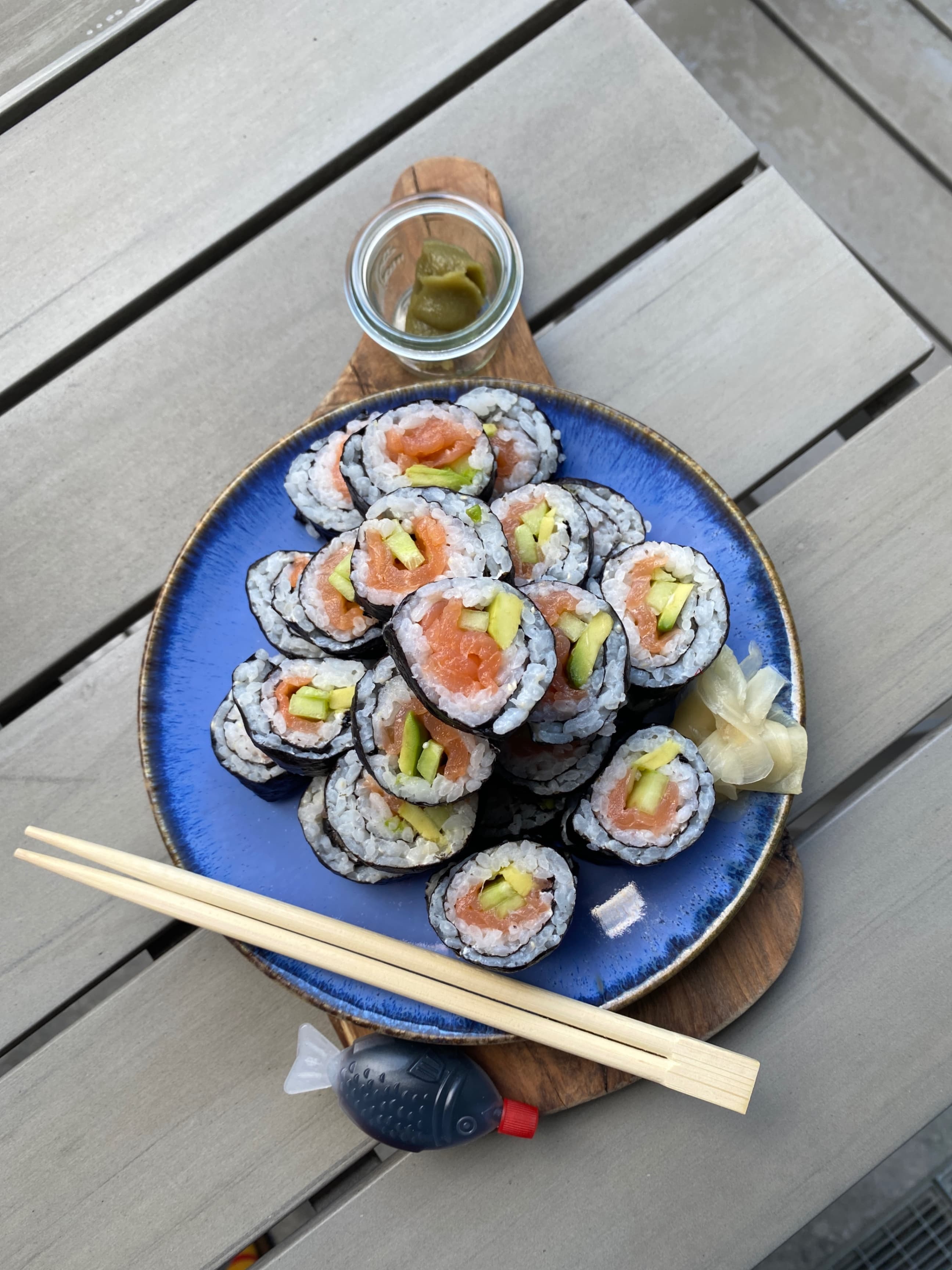 Homemade Sushi Rolls Recipe Image
