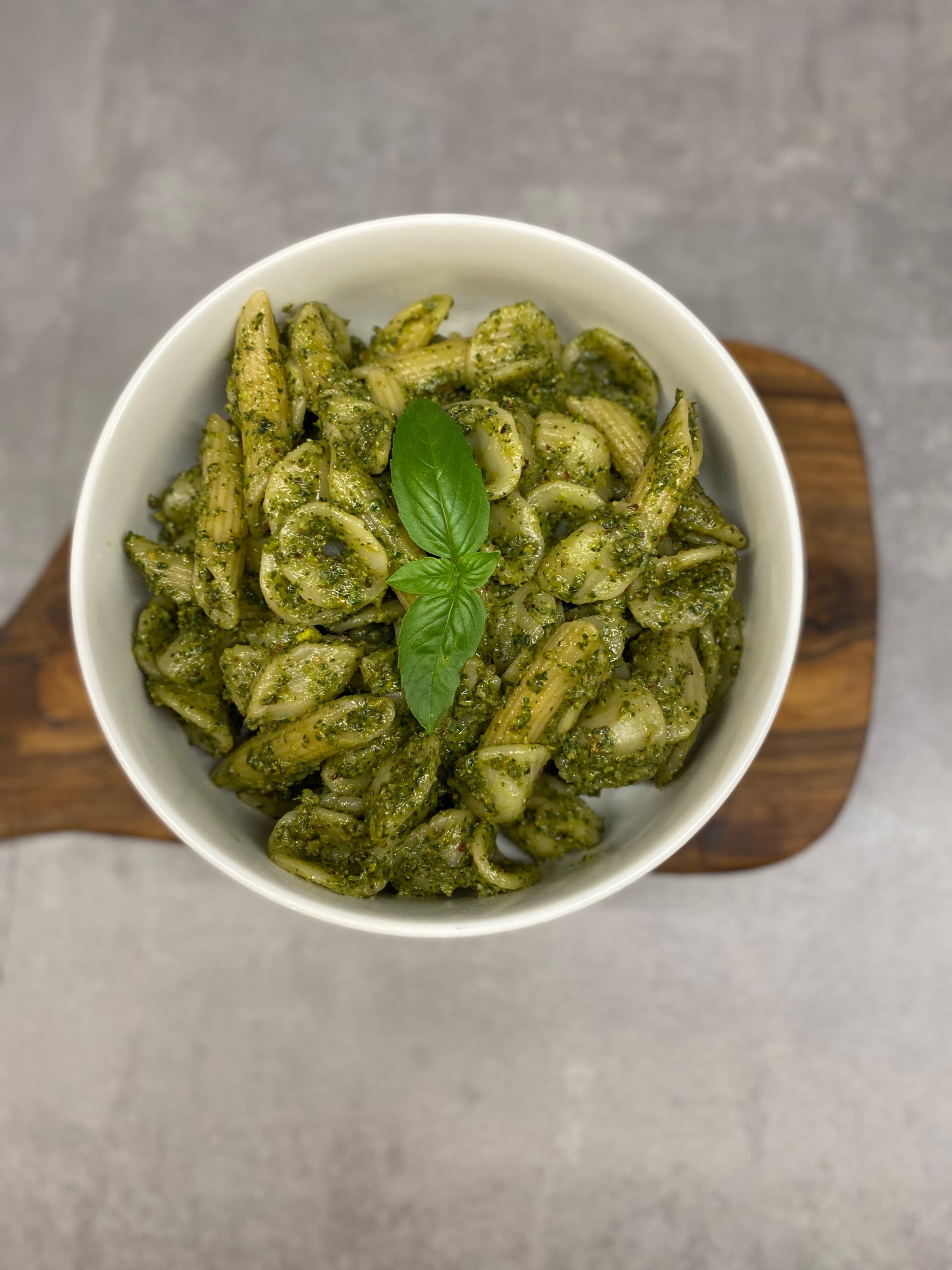Swiss Chard and Beetroot Leaf Pesto Pasta Recipe Image