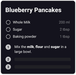 english recipe illustration