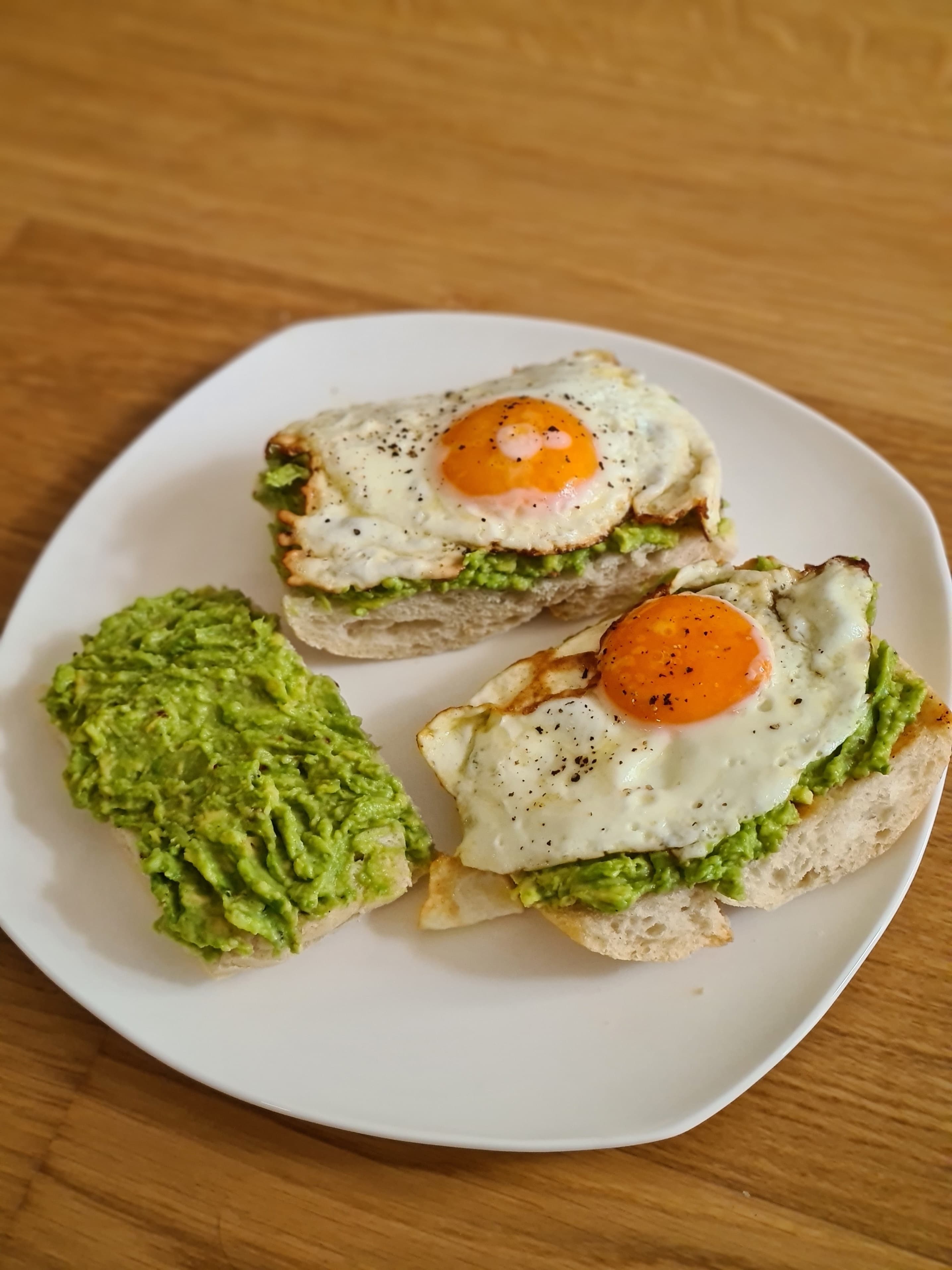 Avocado Fried Egg Sandwich Recipe Image