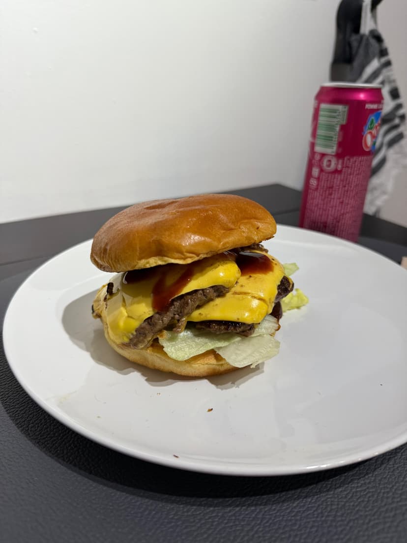 Double Cheeseburger BBQ-Sauce Rocely Rezept