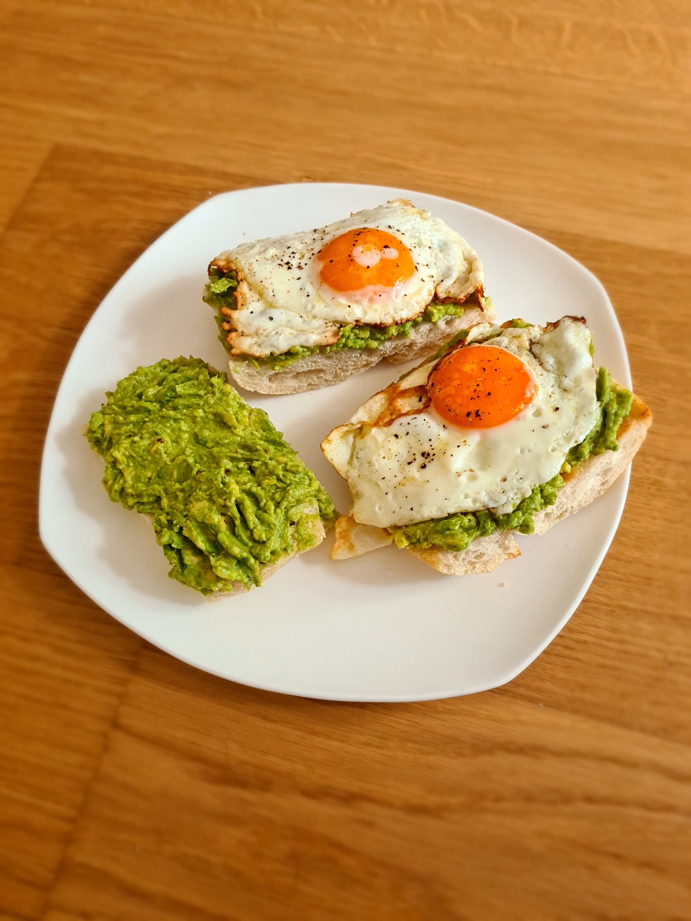 Avocado Fried Egg Sandwich Recipe Image
