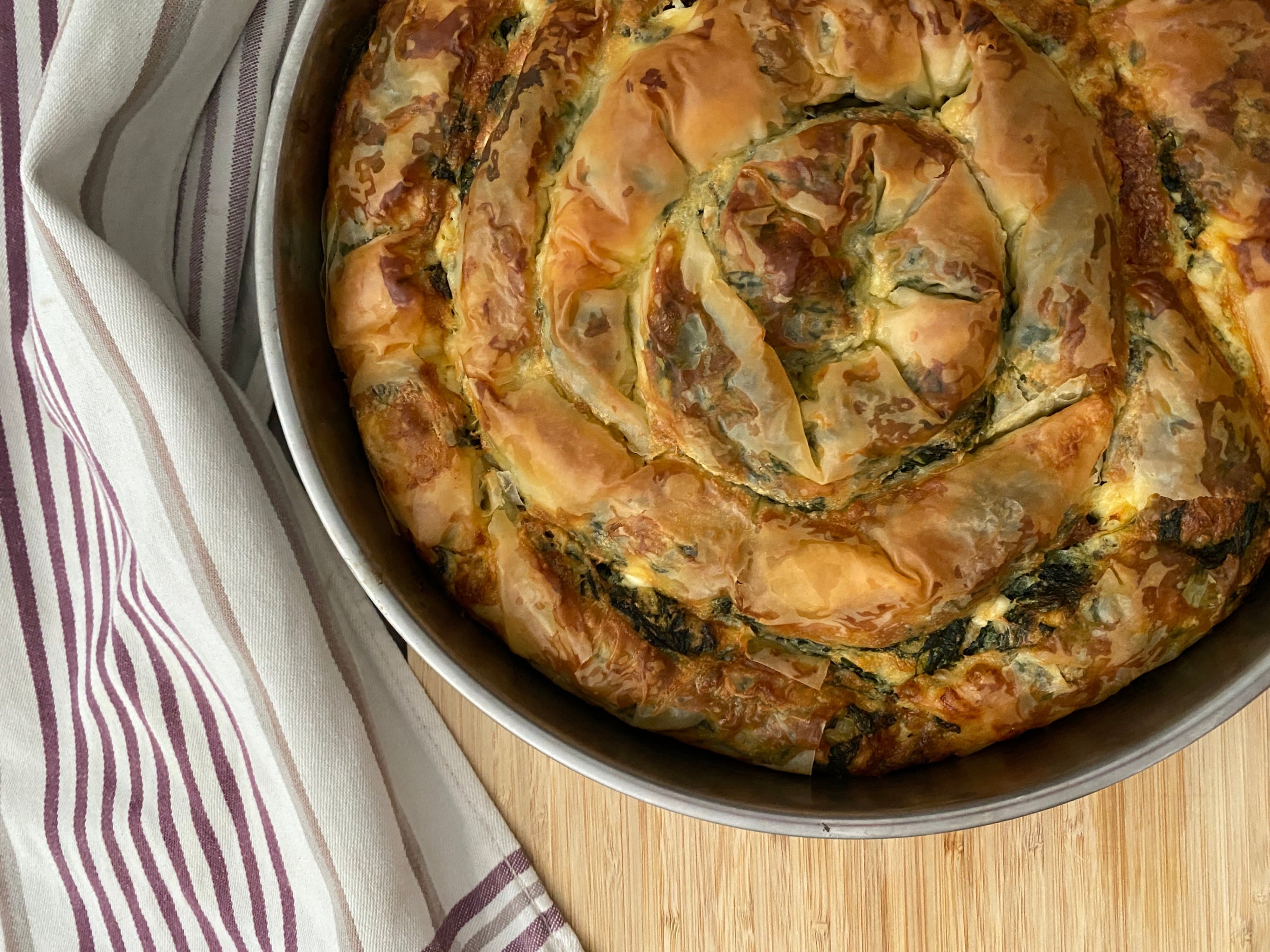 Spinach-Cheese Banitza Recipe Image