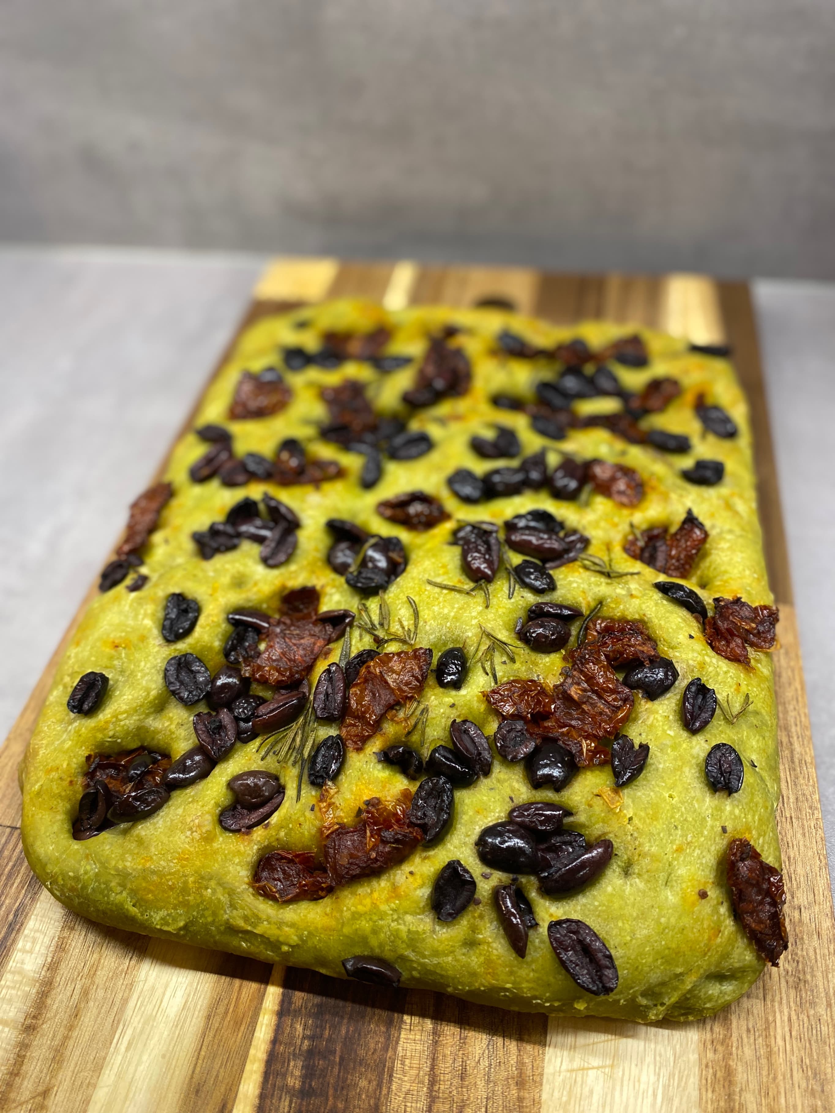 Spinach &amp; Ricotta Focaccia Rocely Recipe