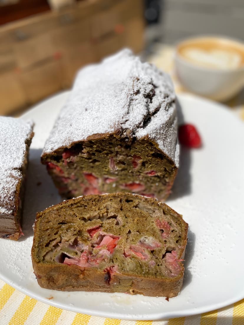 Strawberry Matcha Bread Rocely Recipe